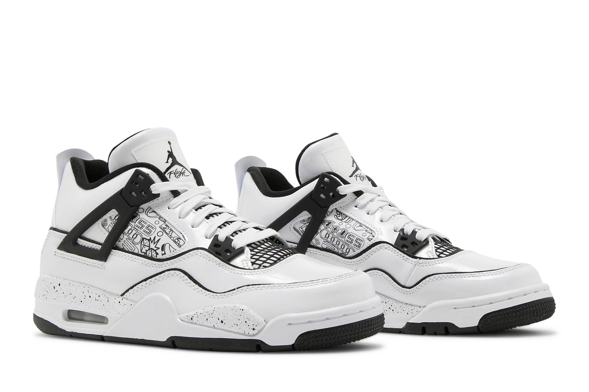(Grade School) Air Jordan 4 Retro DIY DC4101-100 Coiloa - Image 8