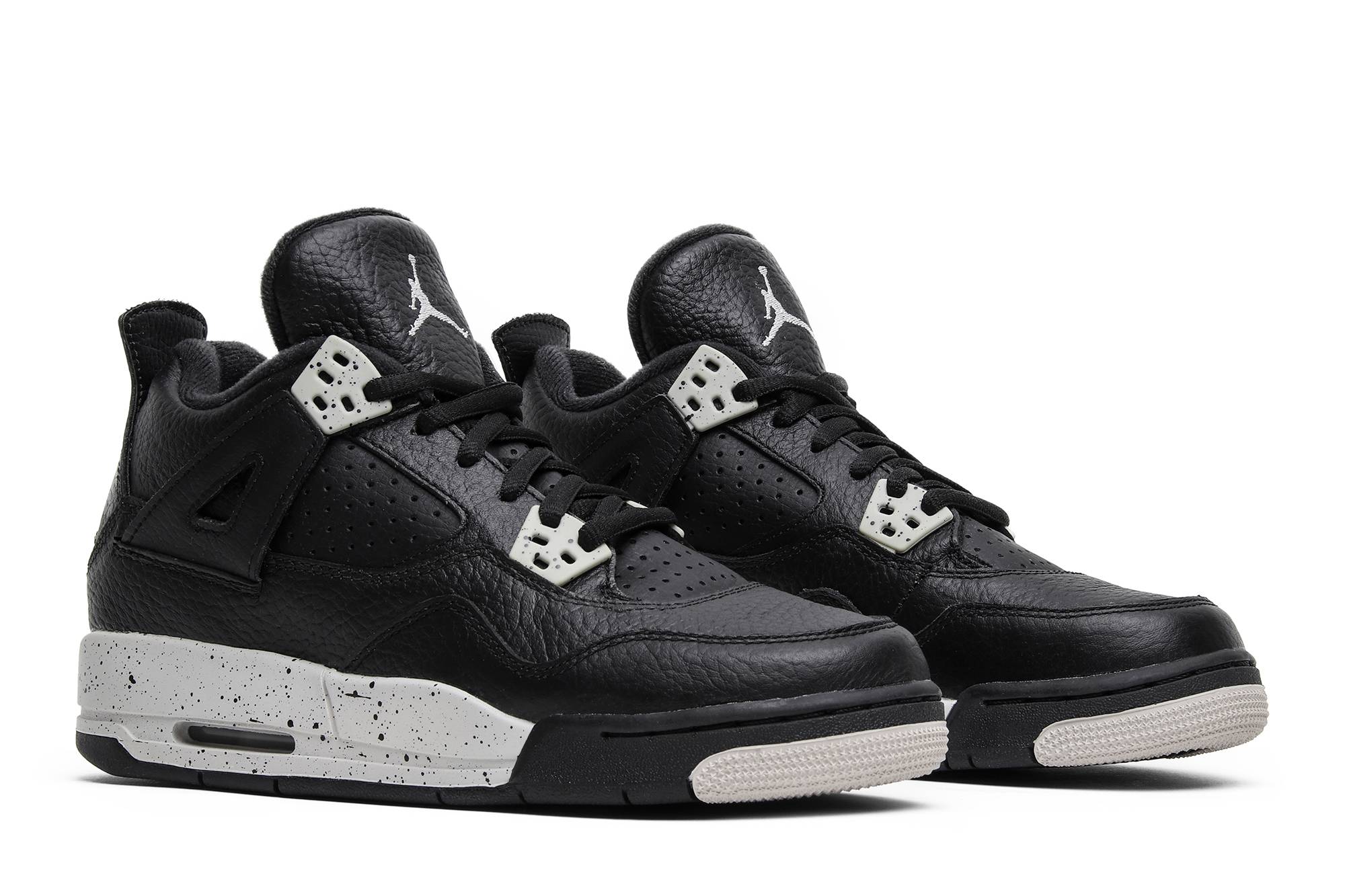 (Grade School) Air Jordan 4 Retro LS 2015 Oreo 408452-003 Coiloa - Image 8