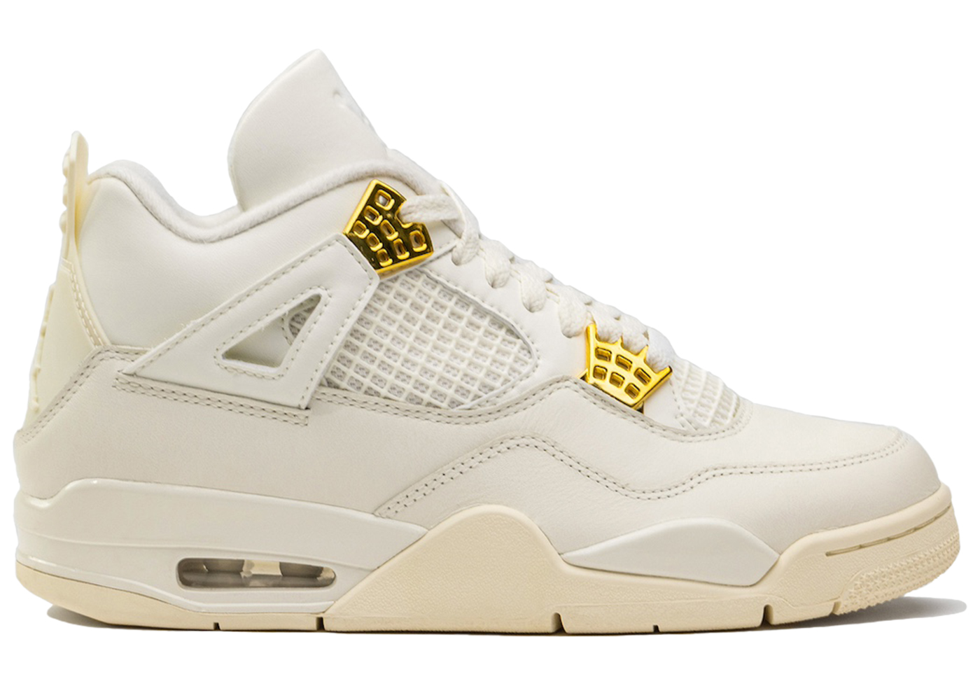 (Women) Air Jordan 4 Retro 'Metallic Gold' AQ9129-170