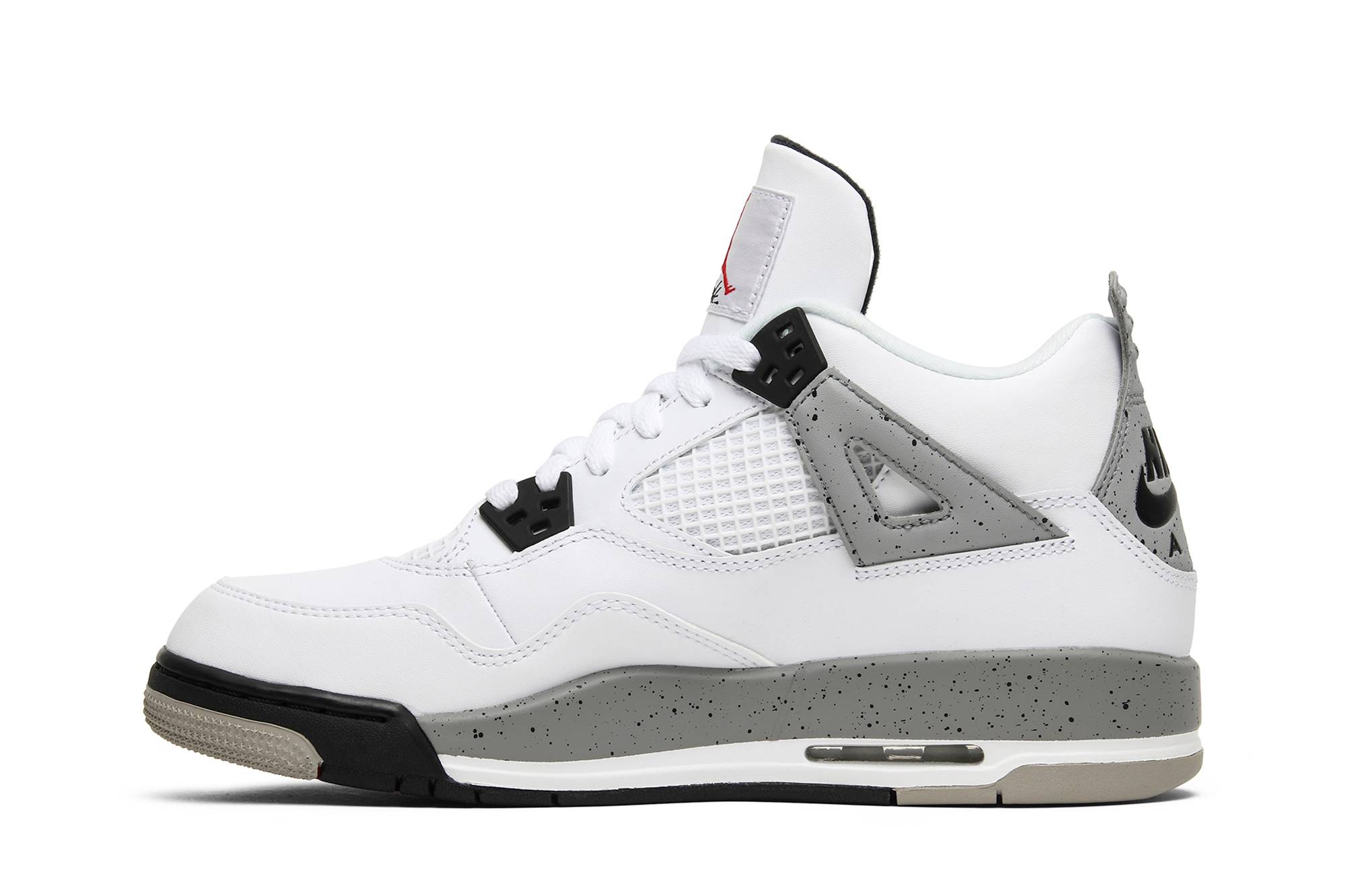 (Grade School) Air Jordan 4 Retro OG BG 2016 White Cement 836016-192 Coiloa - Image 3
