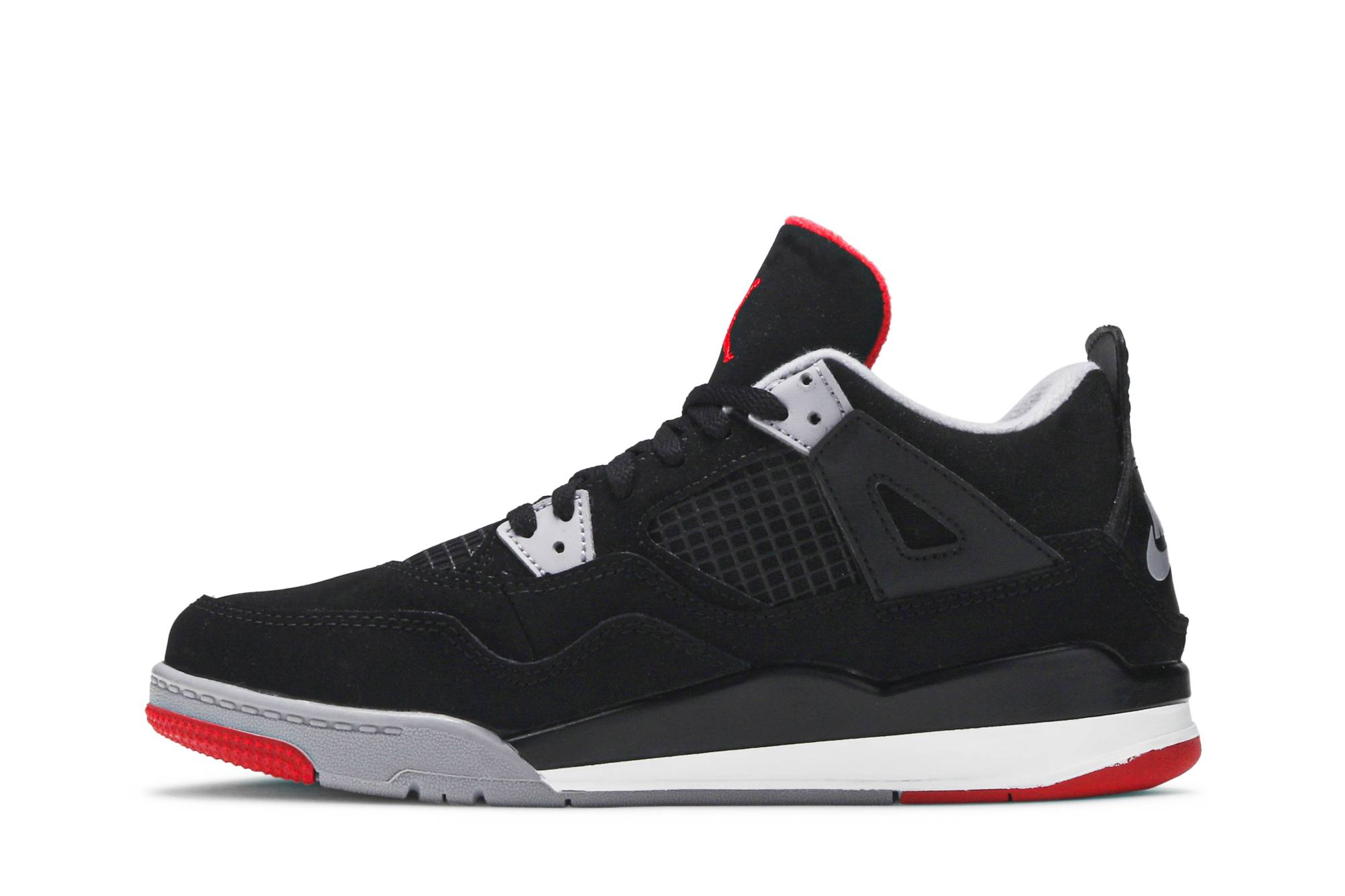 (Preschool) Air Jordan 4 Retro OG Bred 2019 BQ7669-060 Moroen - Image 3