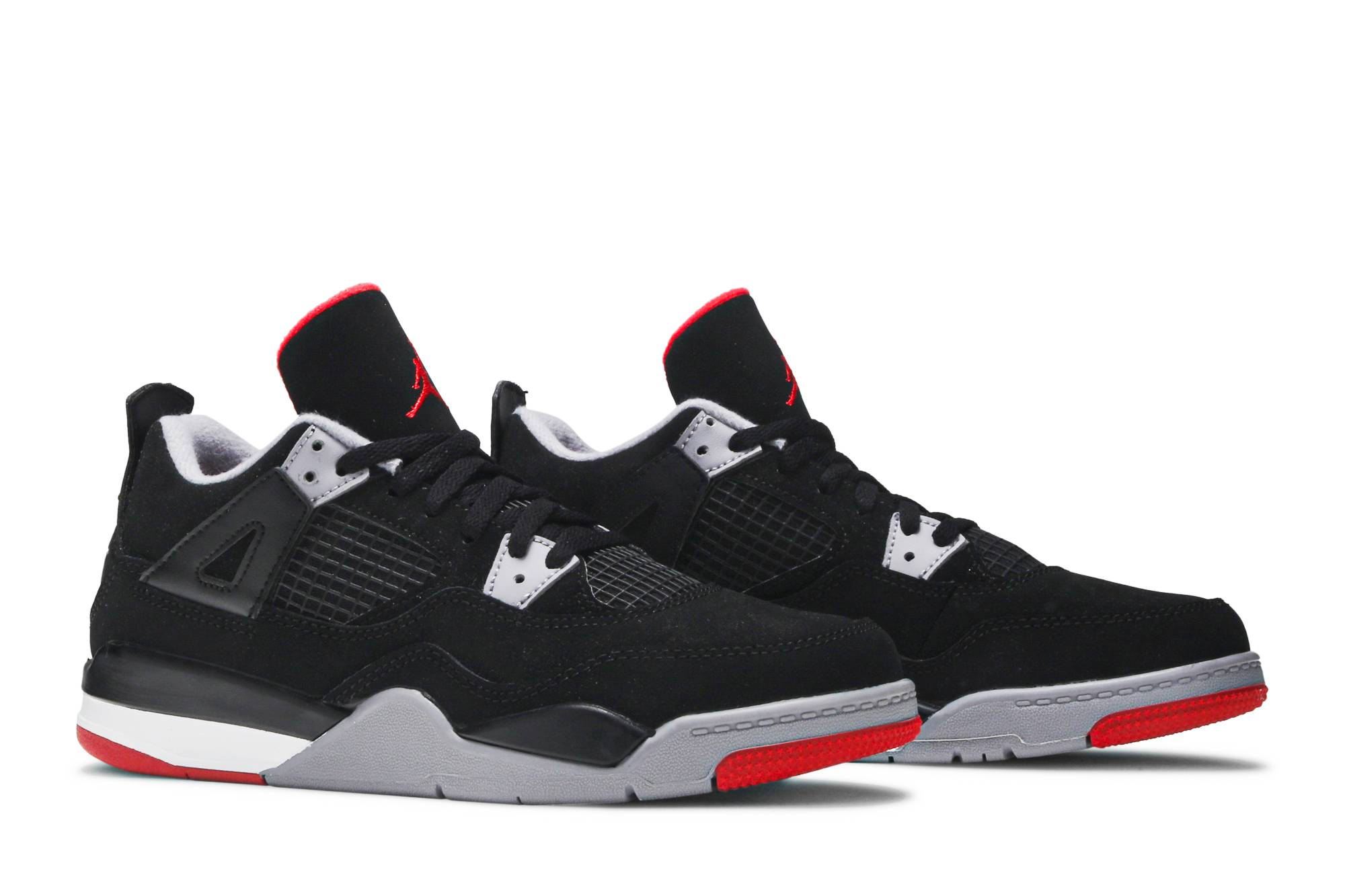 (Preschool) Air Jordan 4 Retro OG Bred 2019 BQ7669-060 Moroen - Image 8