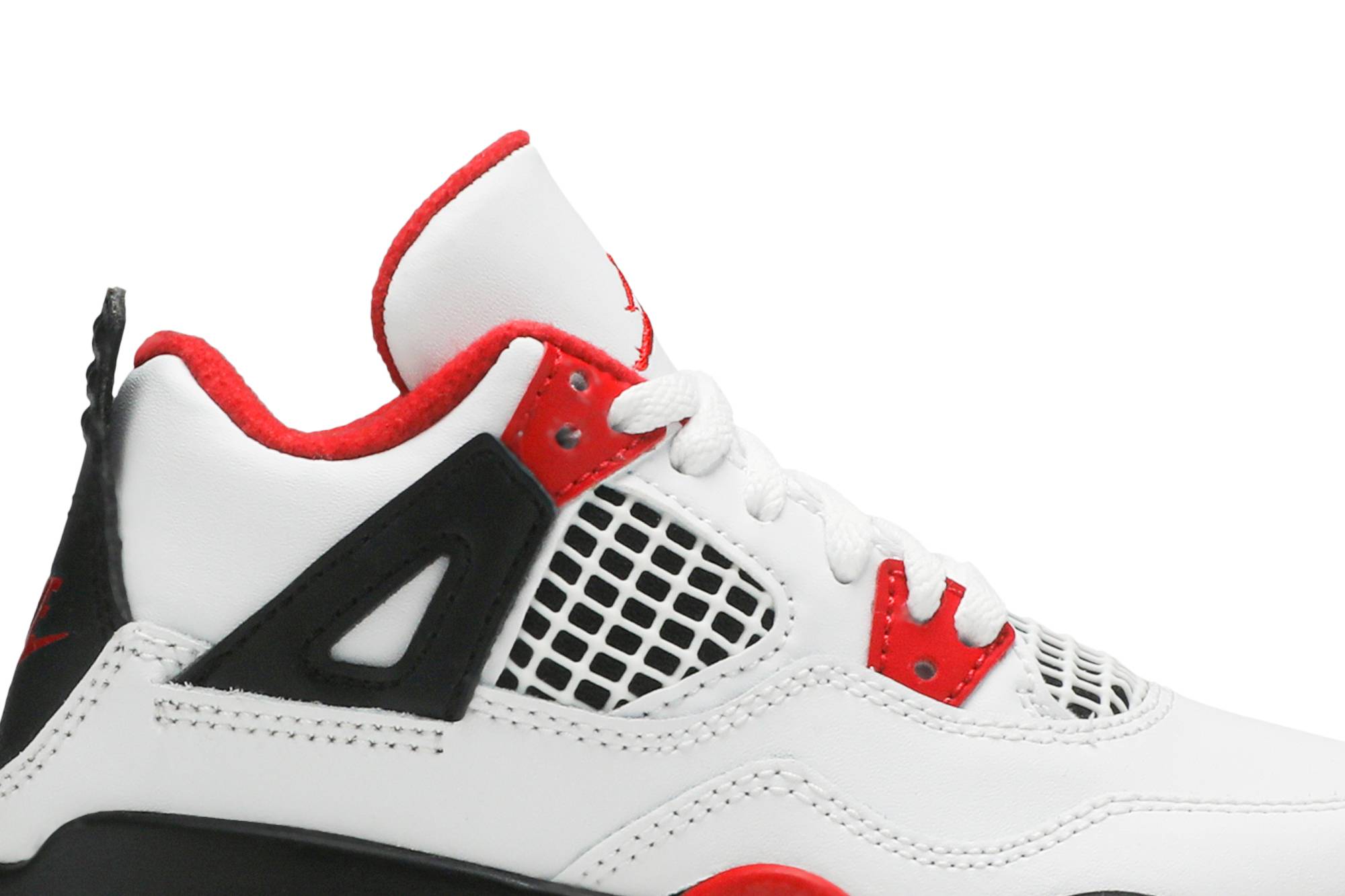 (Preschool) Air Jordan 4 Retro OG 'Fire Red' 2020 BQ7669-160 - Image 2