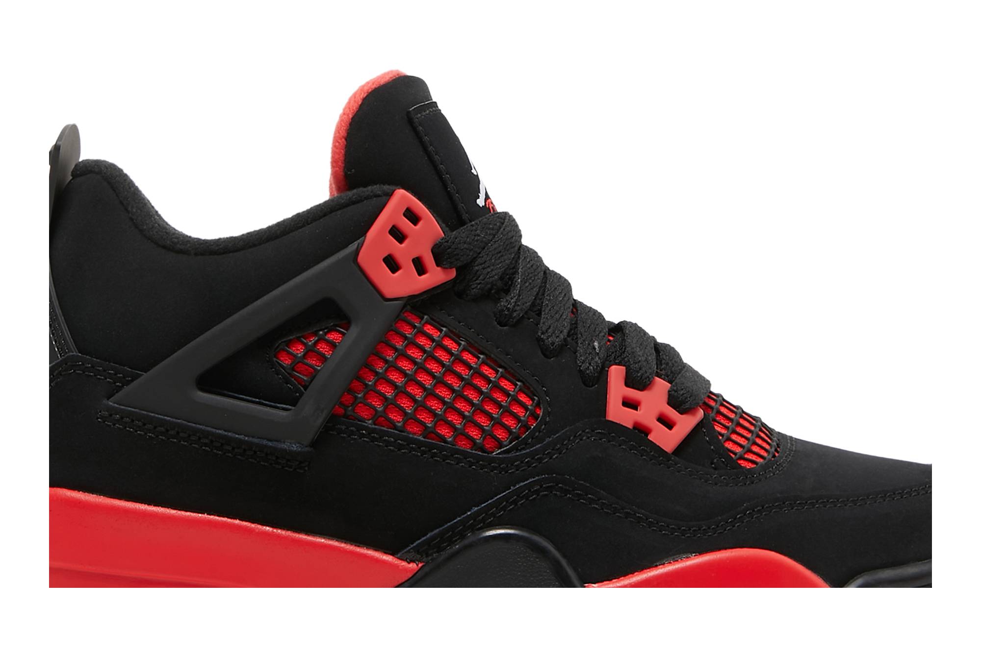 (Grade School) Air Jordan 4 Retro Red Thunder 408452-016 Coiloa - Image 2