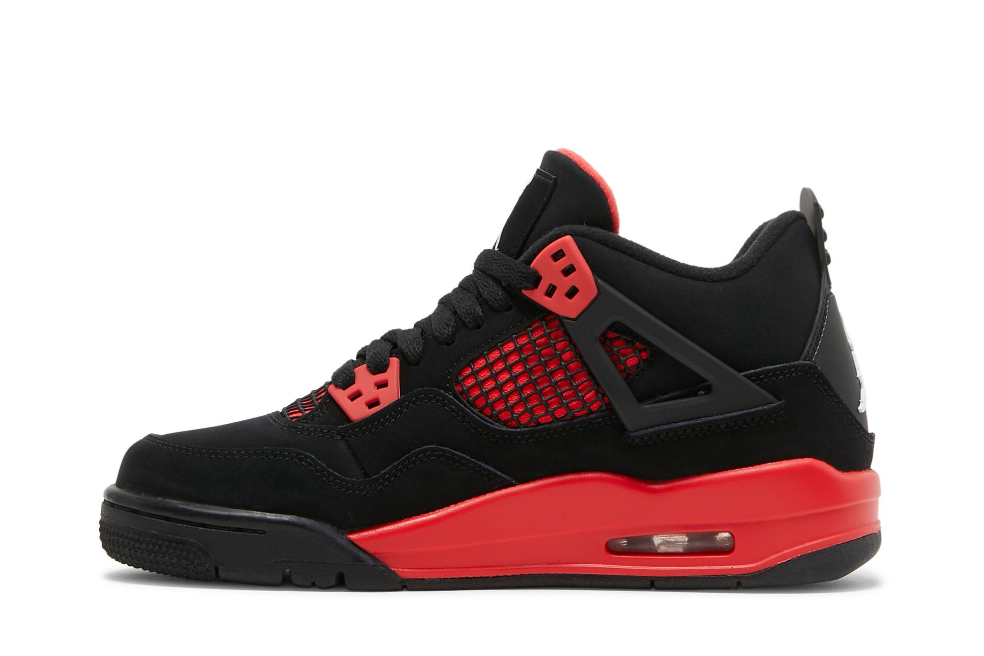 (Grade School) Air Jordan 4 Retro Red Thunder 408452-016 Coiloa - Image 3