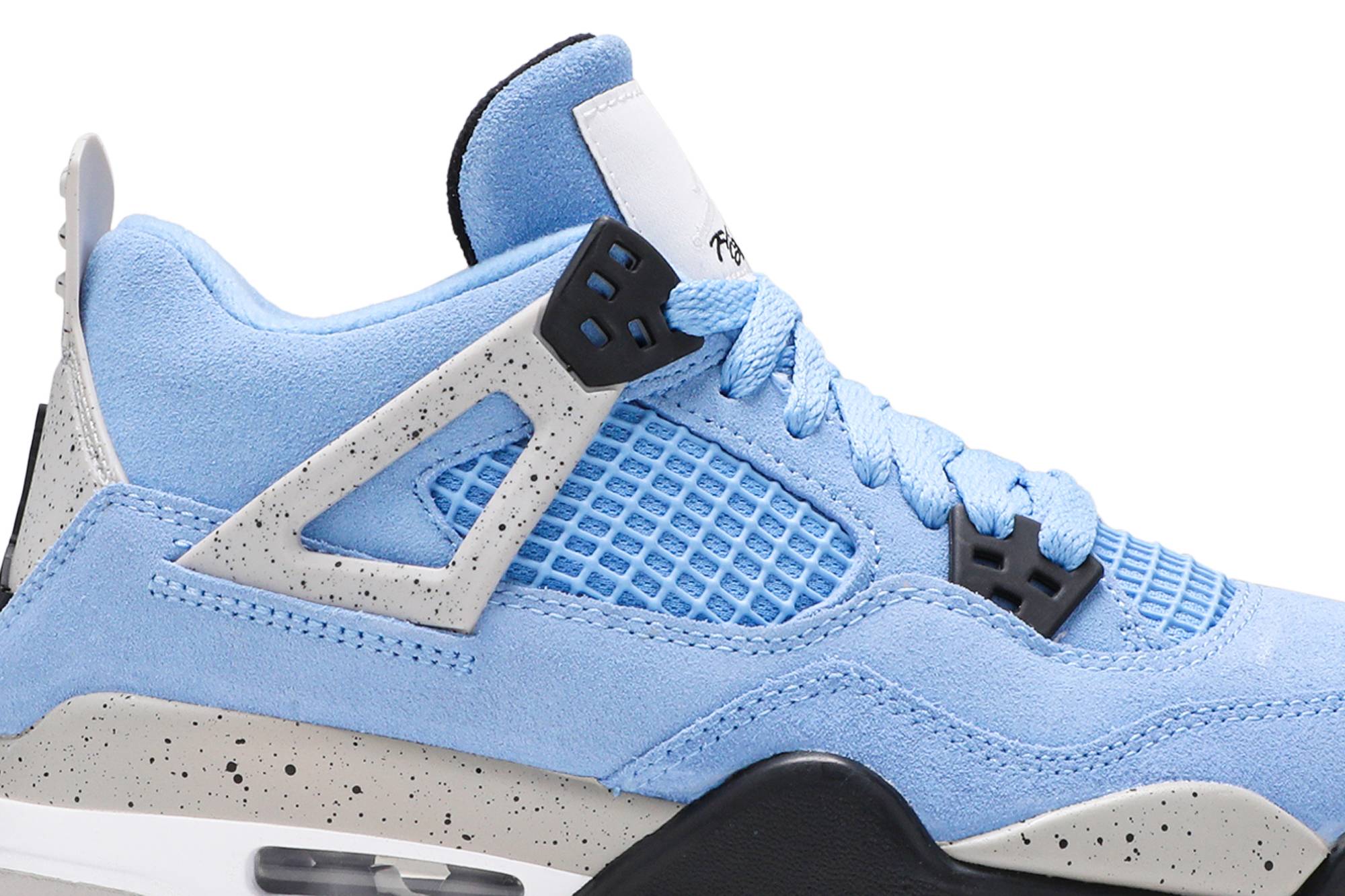 (Grade School) Air Jordan 4 Retro University Blue 408452-400 Moroen - Image 2