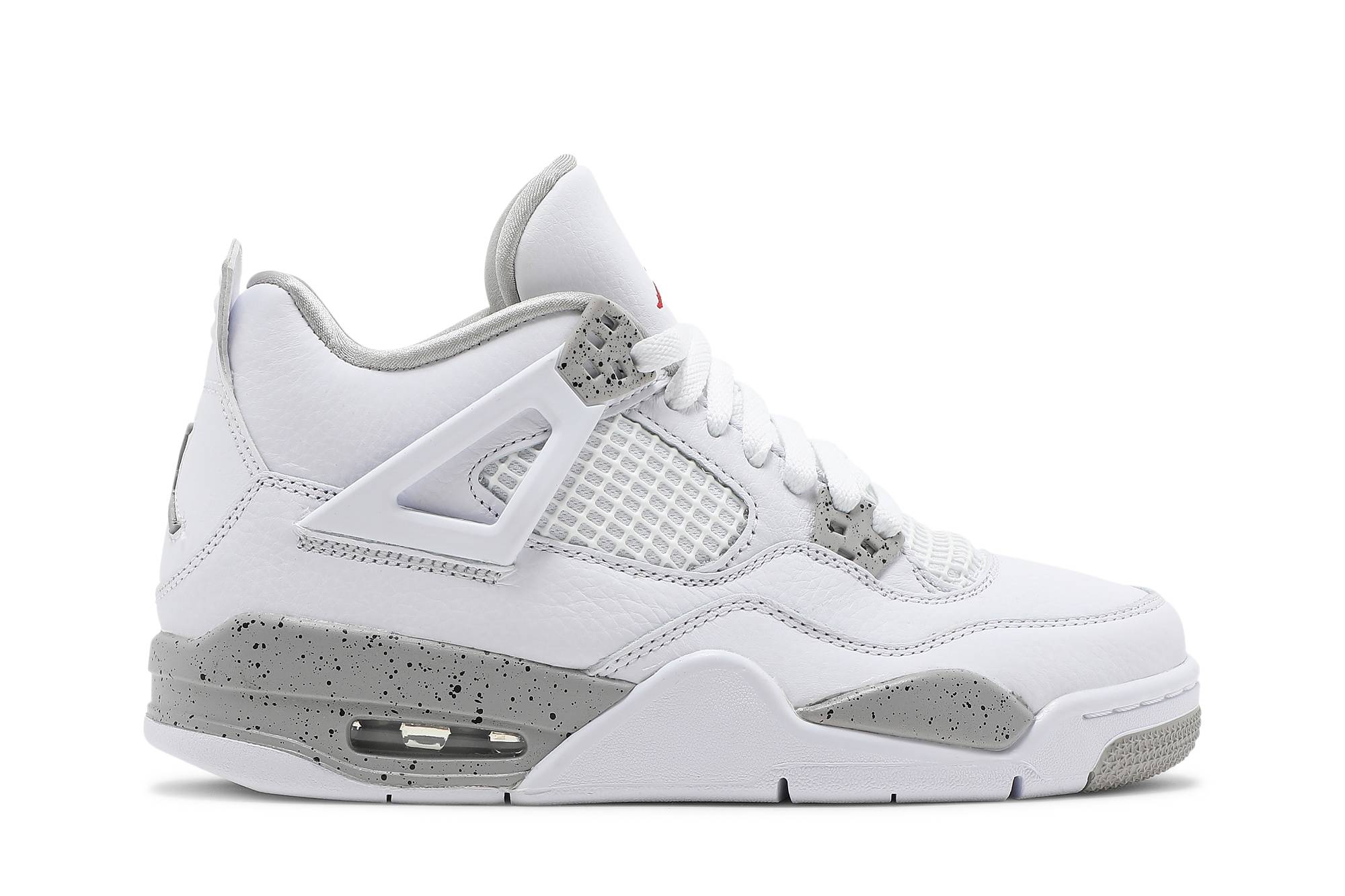(Grade School) Air Jordan 4 Retro White Oreo DJ4699-100 Coiloa
