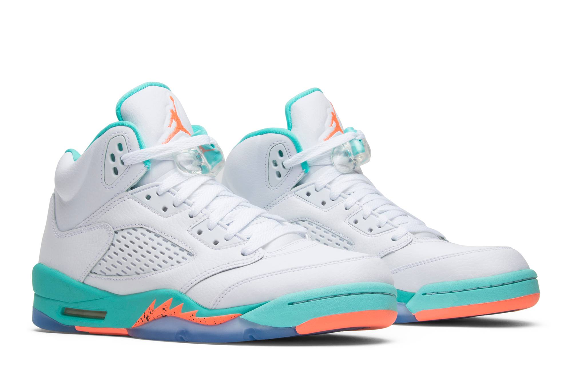 (Grade School) Air Jordan 5 Retro 'Light Aqua' 440892-100 - Image 8