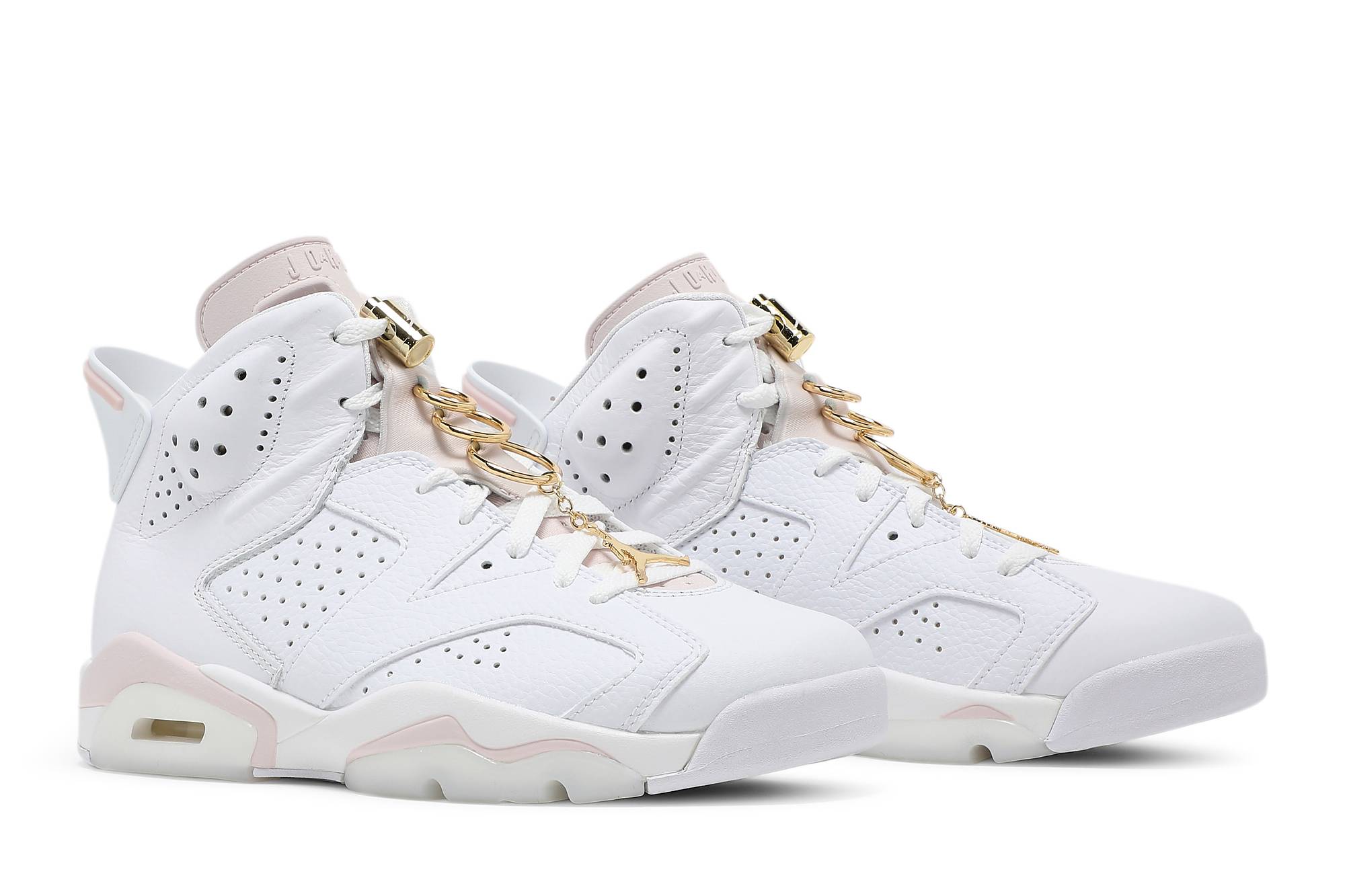 (Women) Air Jordan 6 Retro 'Gold Hoops' DH9696-100 - Image 8