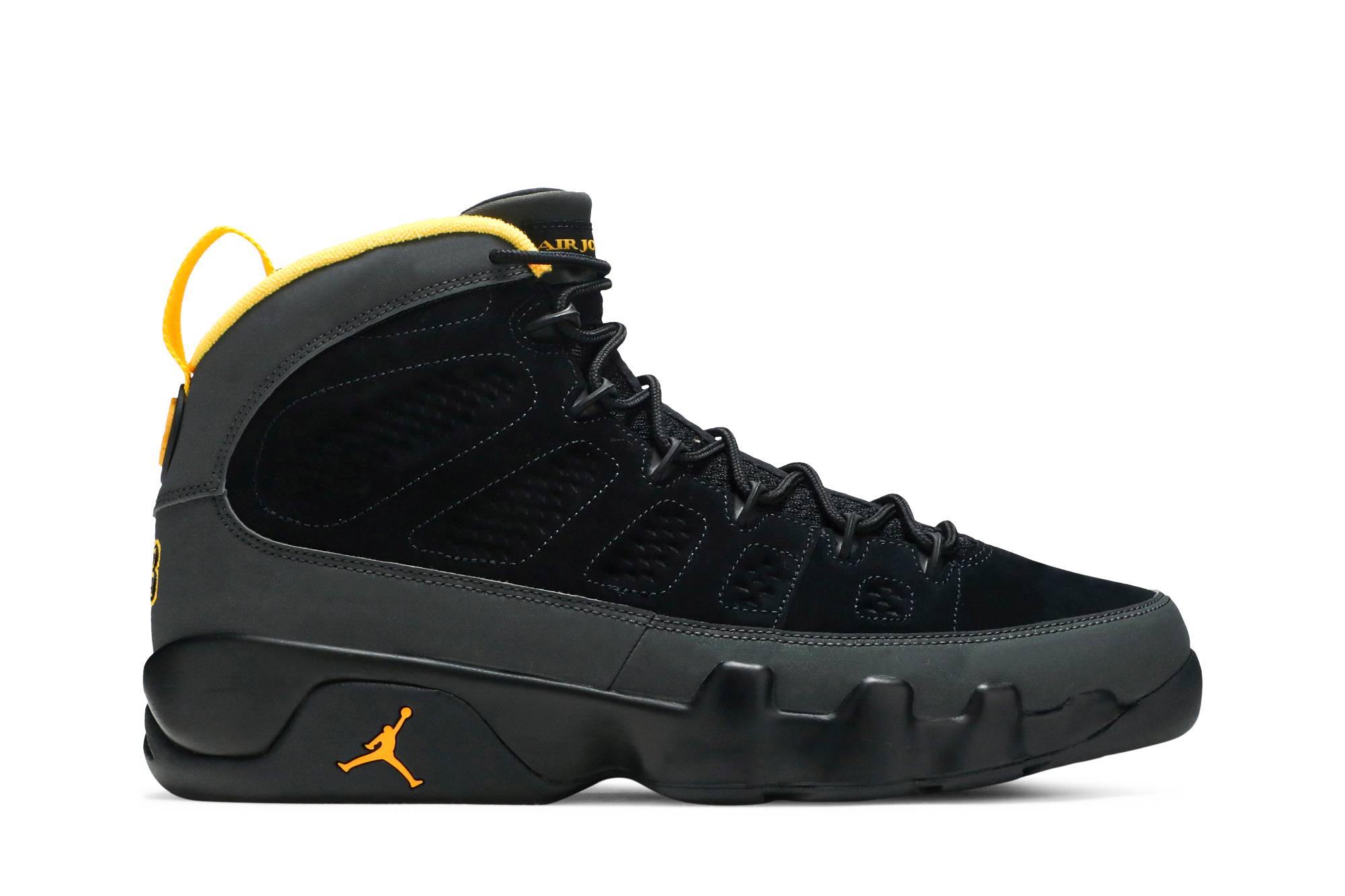 Air Jordan 9 Retro Dark Charcoal University Gold CT8019-070 Coiloa