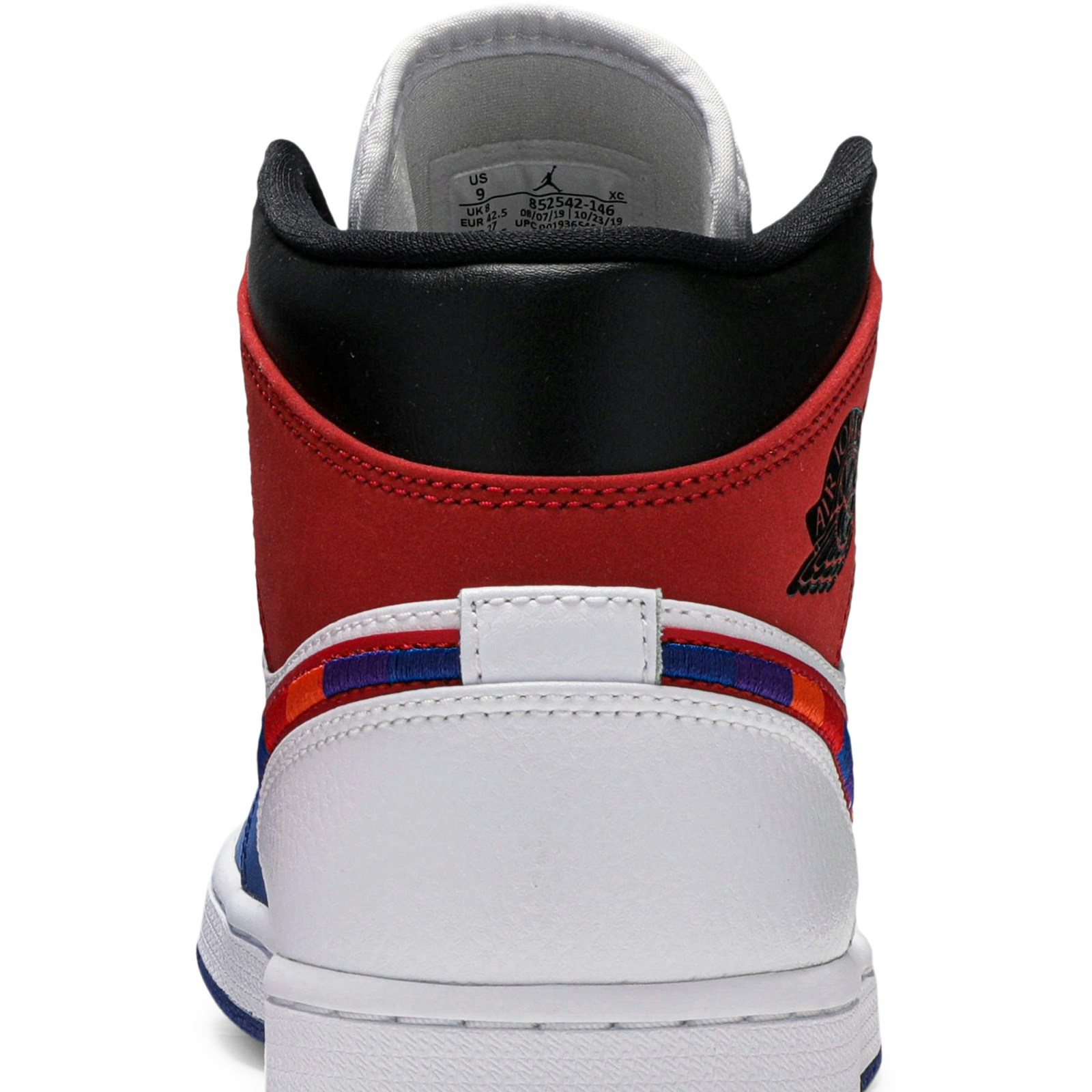 Air Jordan 1 Mid 'Multicolored Swoosh' 852542-146 - Image 7
