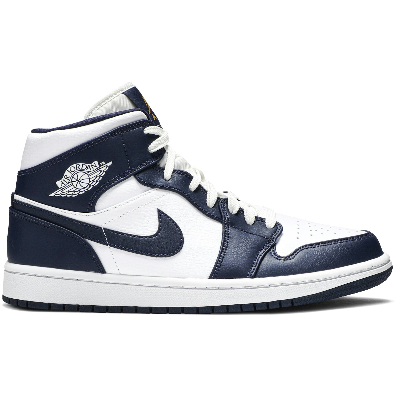Air Jordan 1 Mid Obsidian 554724-174 Moroen