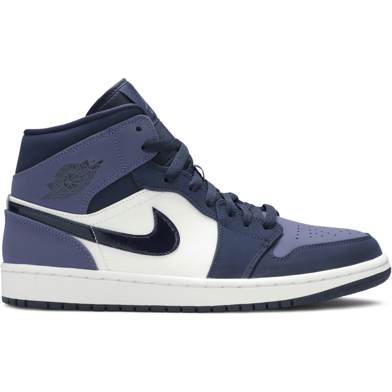 Air Jordan 1 Mid Sanded Purple 554724-445 Moroen