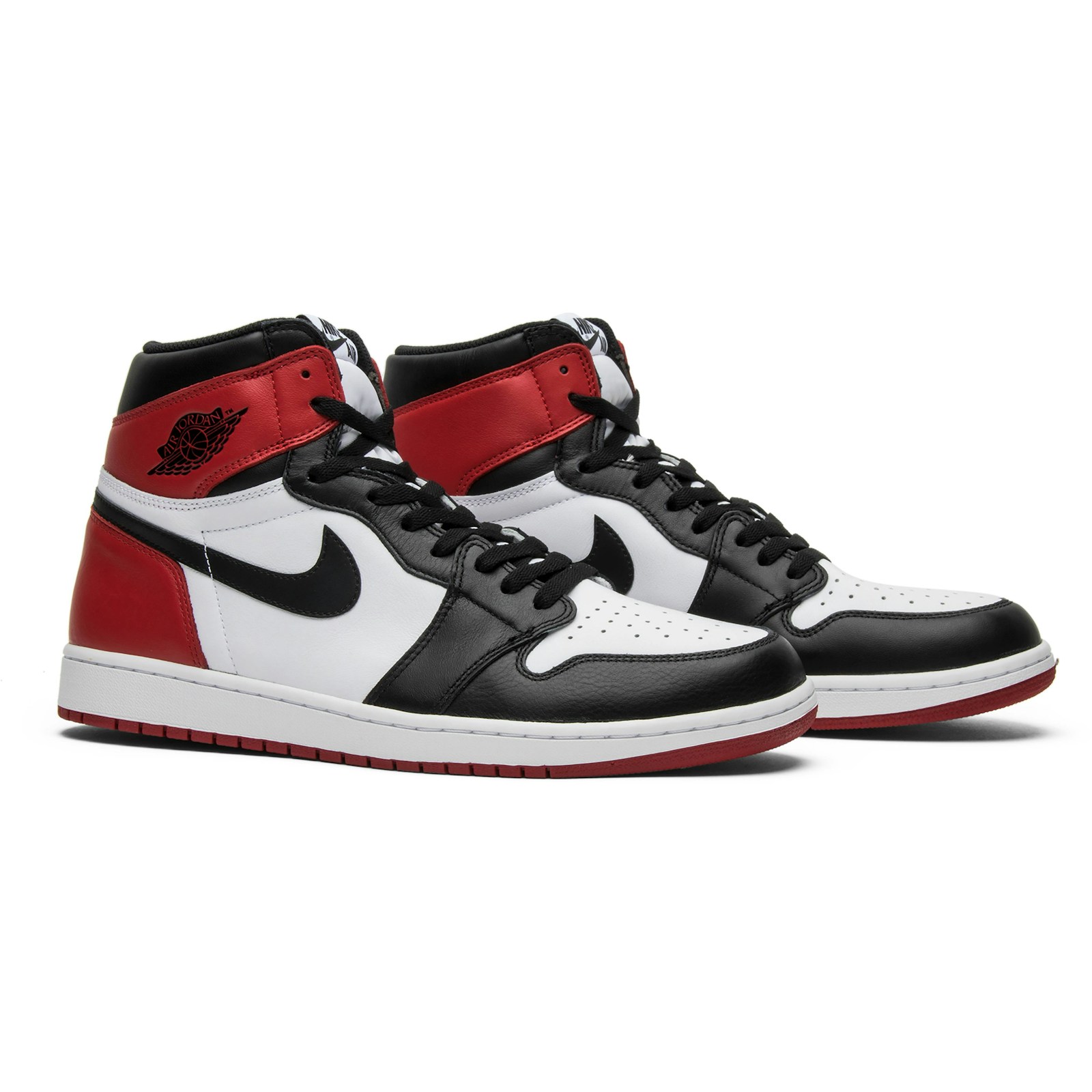 Air Jordan 1 Retro High OG Black Toe 2016 555088-125 Moroen - Image 8