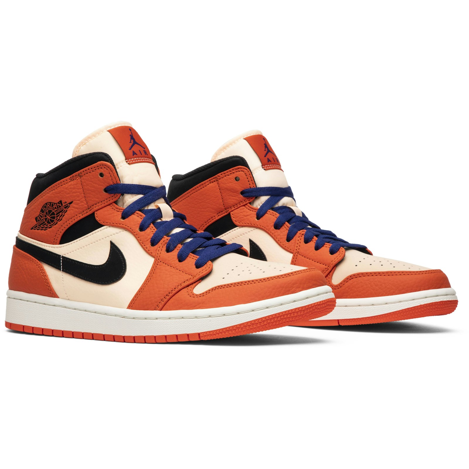 Air Jordan 1 Retro Mid SE Team Orange 852542-800 Moroen - Image 8