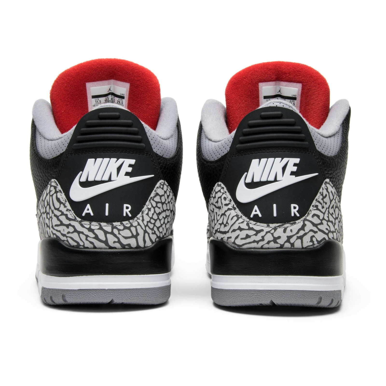 Air Jordan 3 Retro OG Black Cement 2018 854262-001 Moroen - Image 6