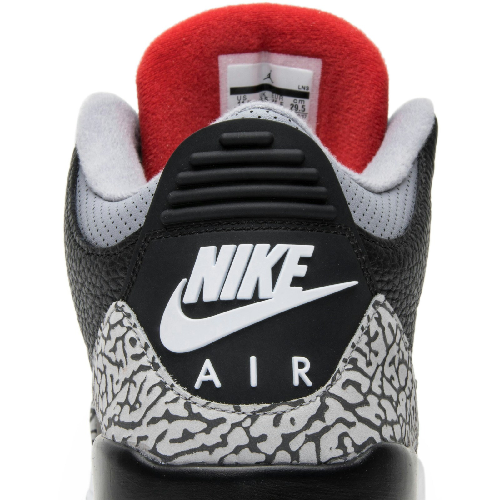 Air Jordan 3 Retro OG Black Cement 2018 854262-001 Moroen - Image 7