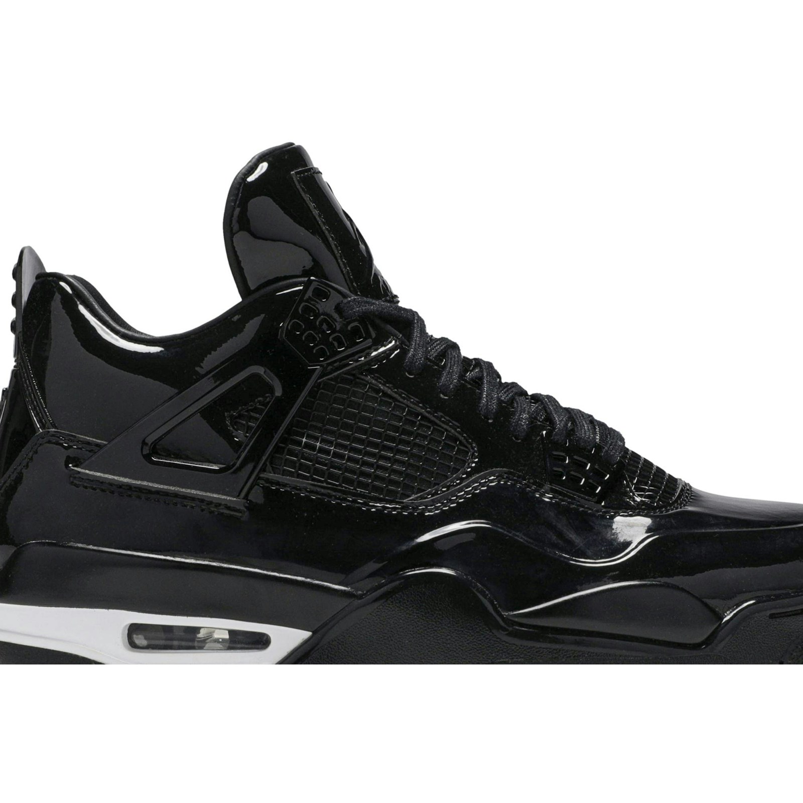Air Jordan 4 Retro 11Lab4 Black Patent Leather 719864-010 Moroen - Image 2