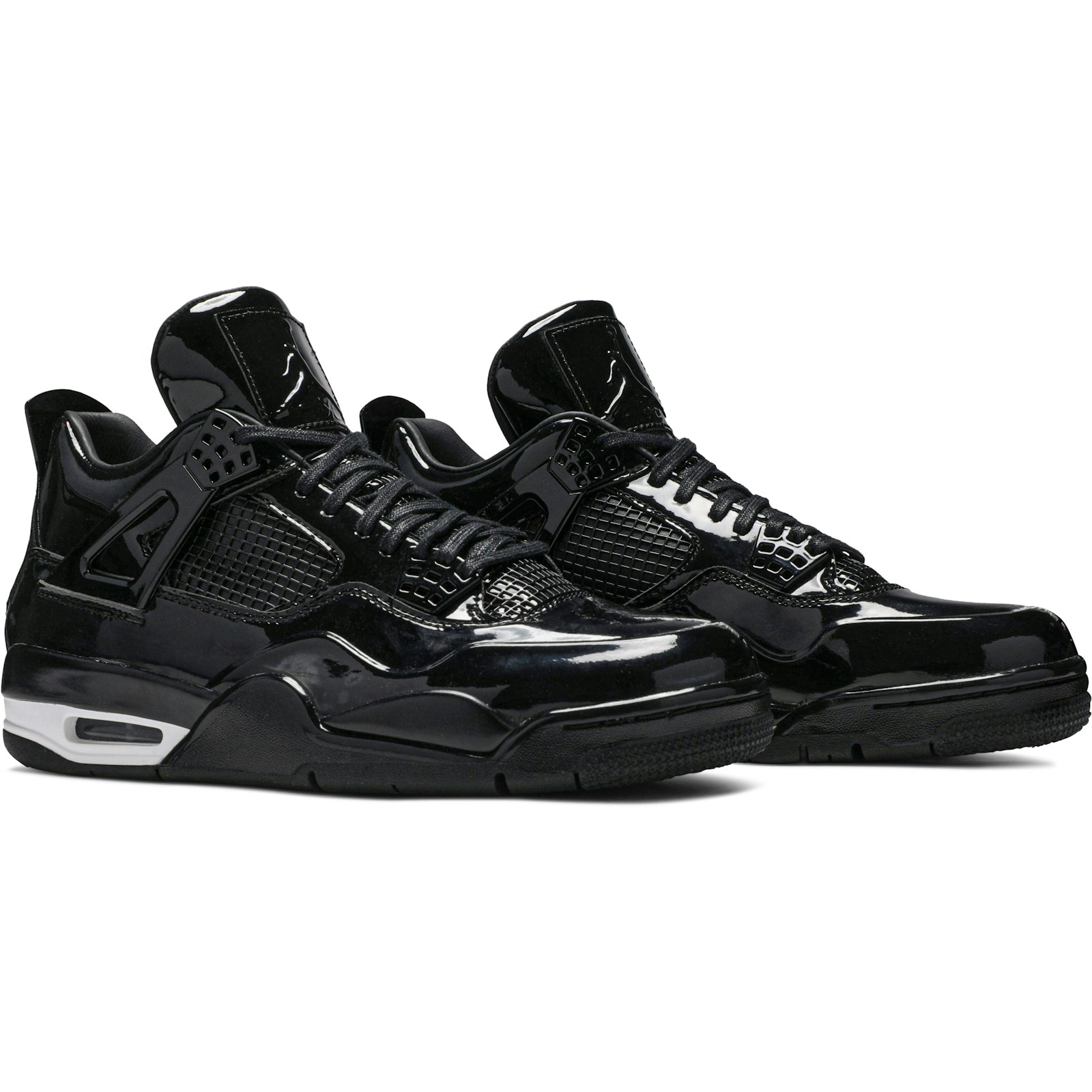 Air Jordan 4 Retro 11Lab4 Black Patent Leather 719864-010 Moroen - Image 8