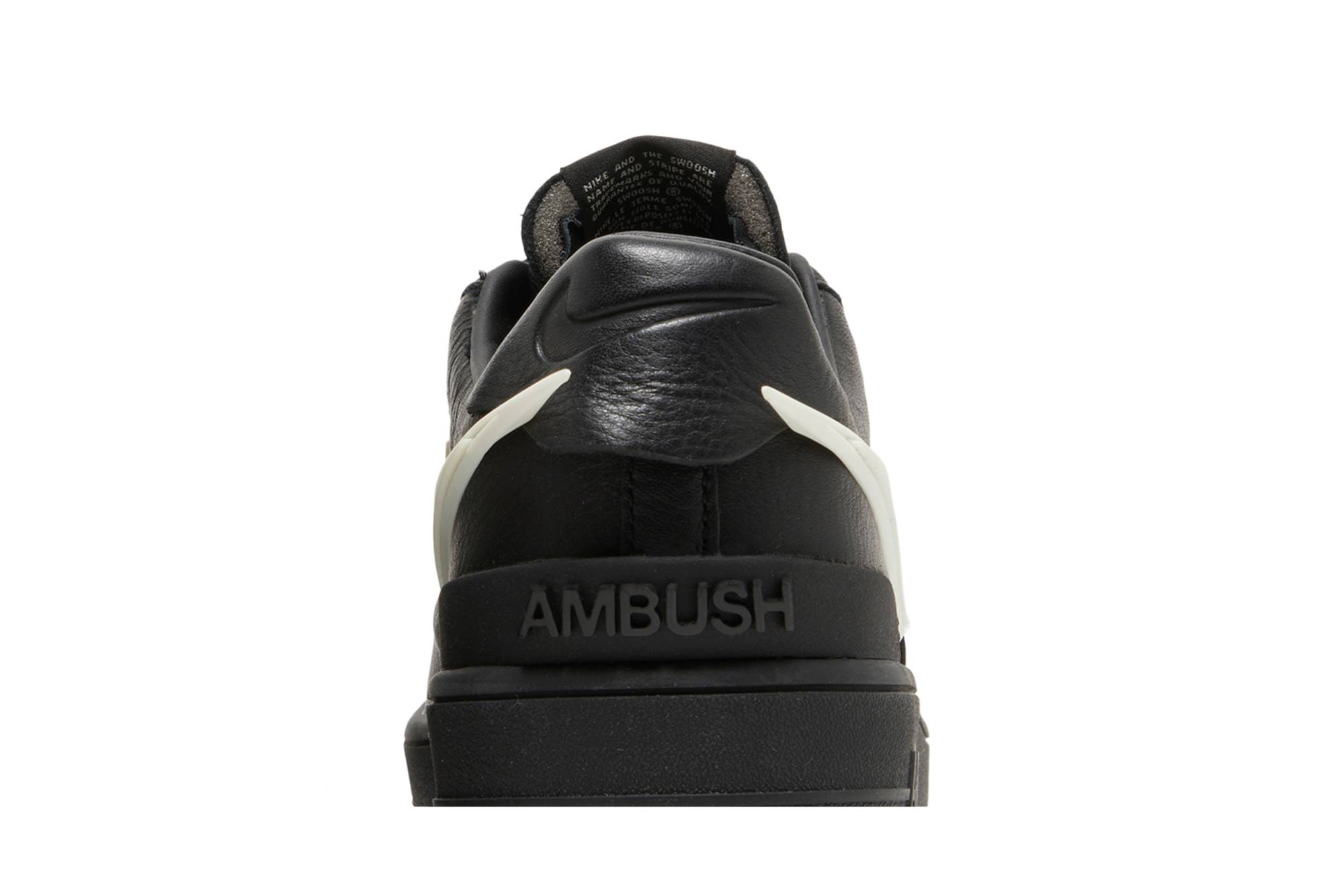 AMBUSH x Nike Air Force 1 'Black' DV3464-001 - Image 7