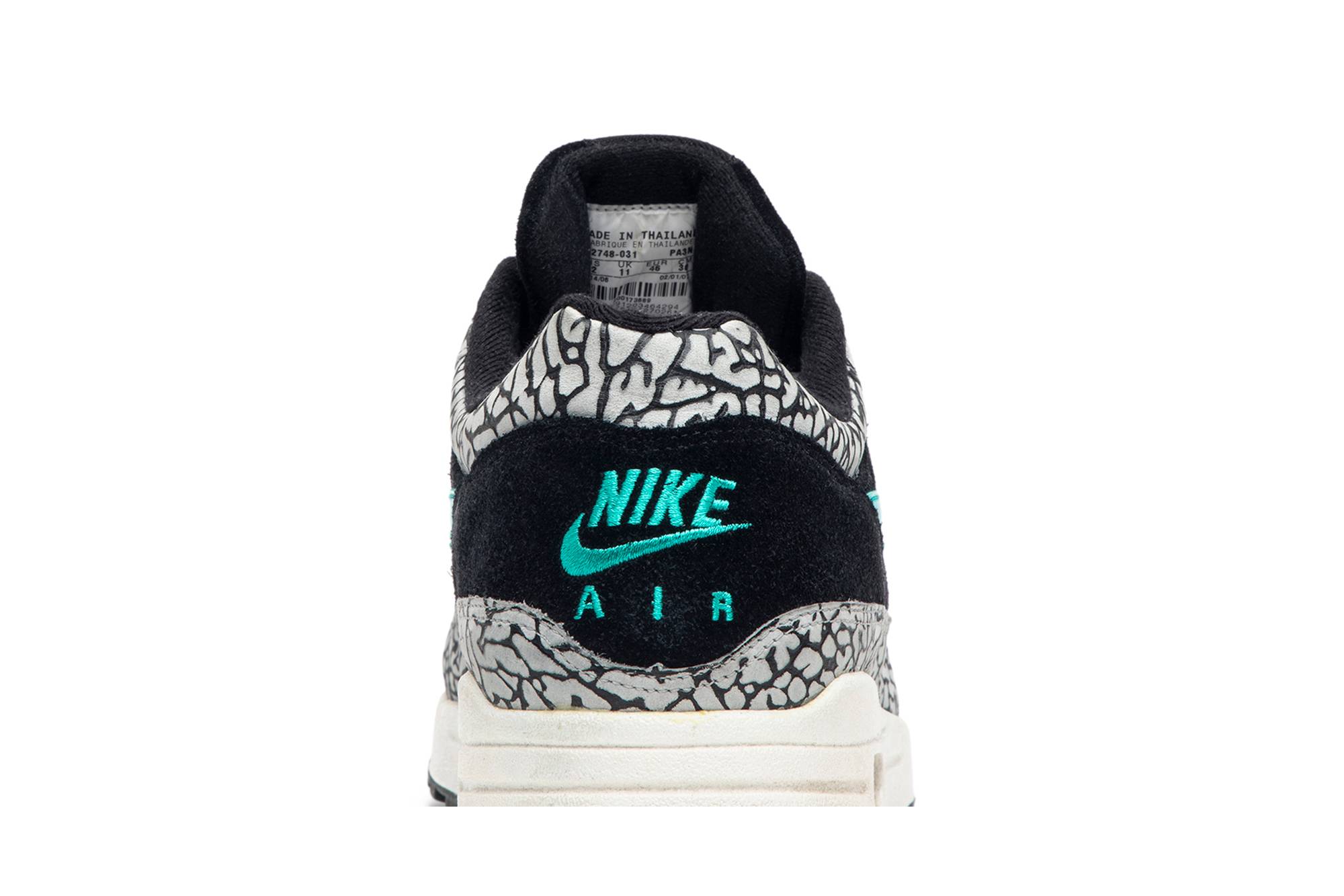 atmos x Nike Air Max 1 Premium Elephant 312748-031 Moroen - Image 7