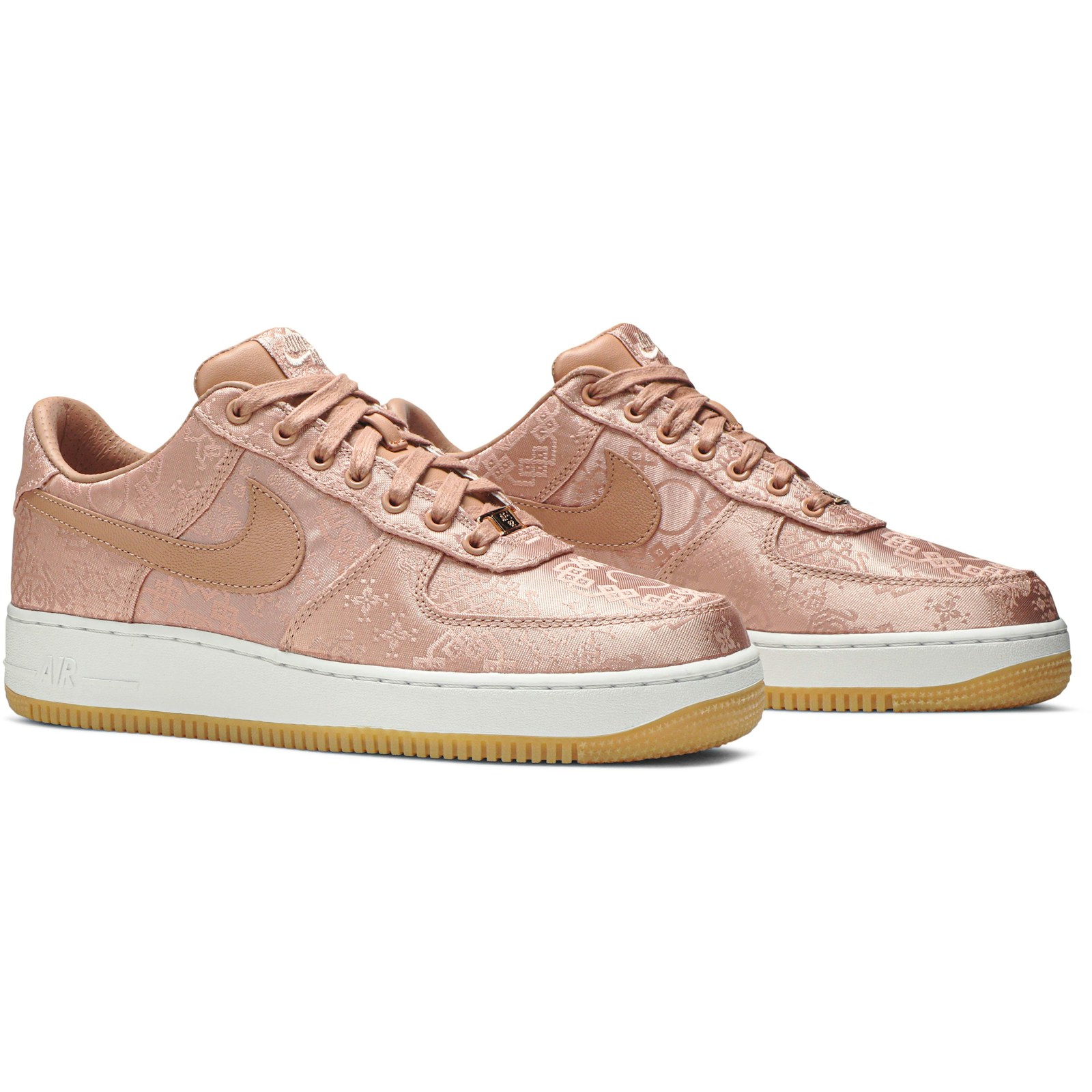 CLOT x Nike Air Force 1 Low Premium Rose Gold Silk CJ5290-600 Coiloa - Image 8