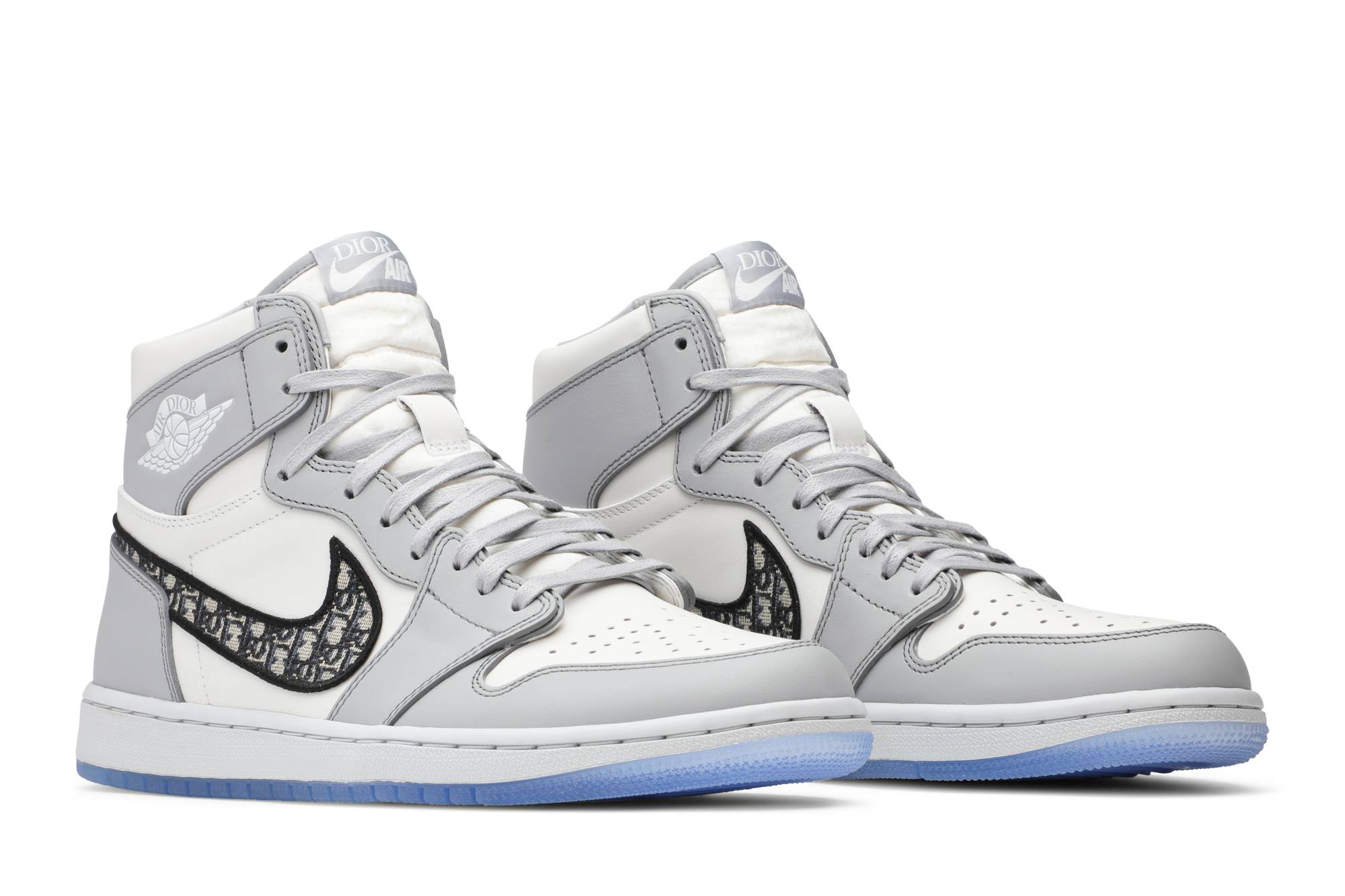 Dior x Air Jordan 1 High Wolf Grey CN8607-002 Moroen - Image 8