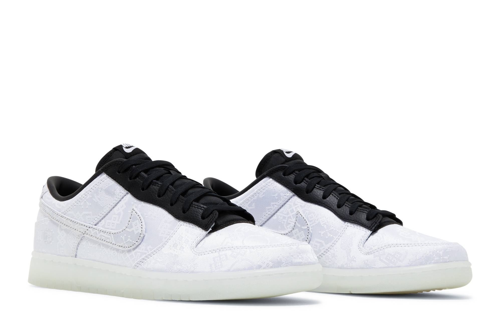 Fragment Design x CLOT x Nike Dunk Low 20th Anniversary FN0315-110 Moroen - Image 8