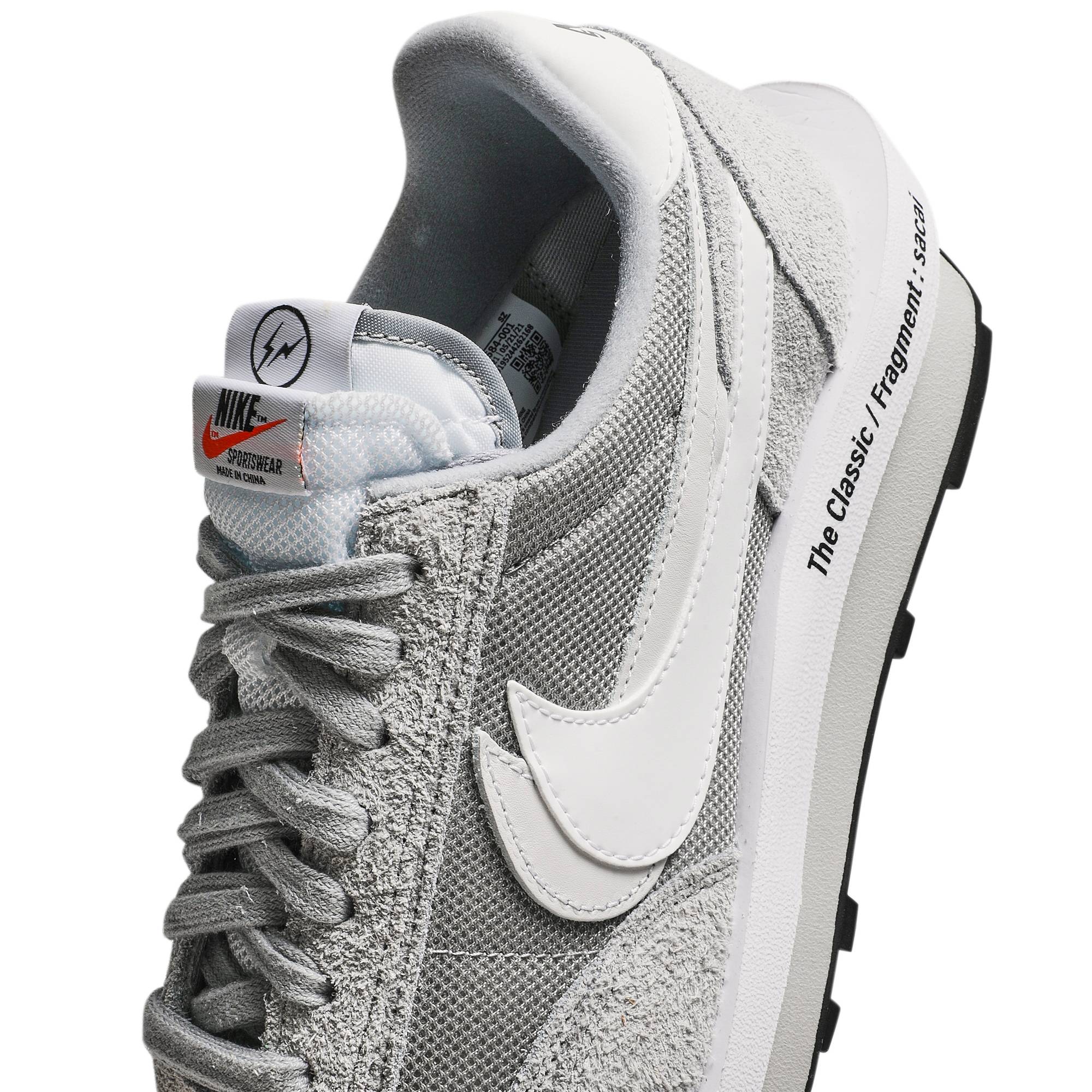 Fragment Design x sacai x Nike LDV Waffle Light Smoke Grey DH2684-001 Coiloa - Afbeelding 10