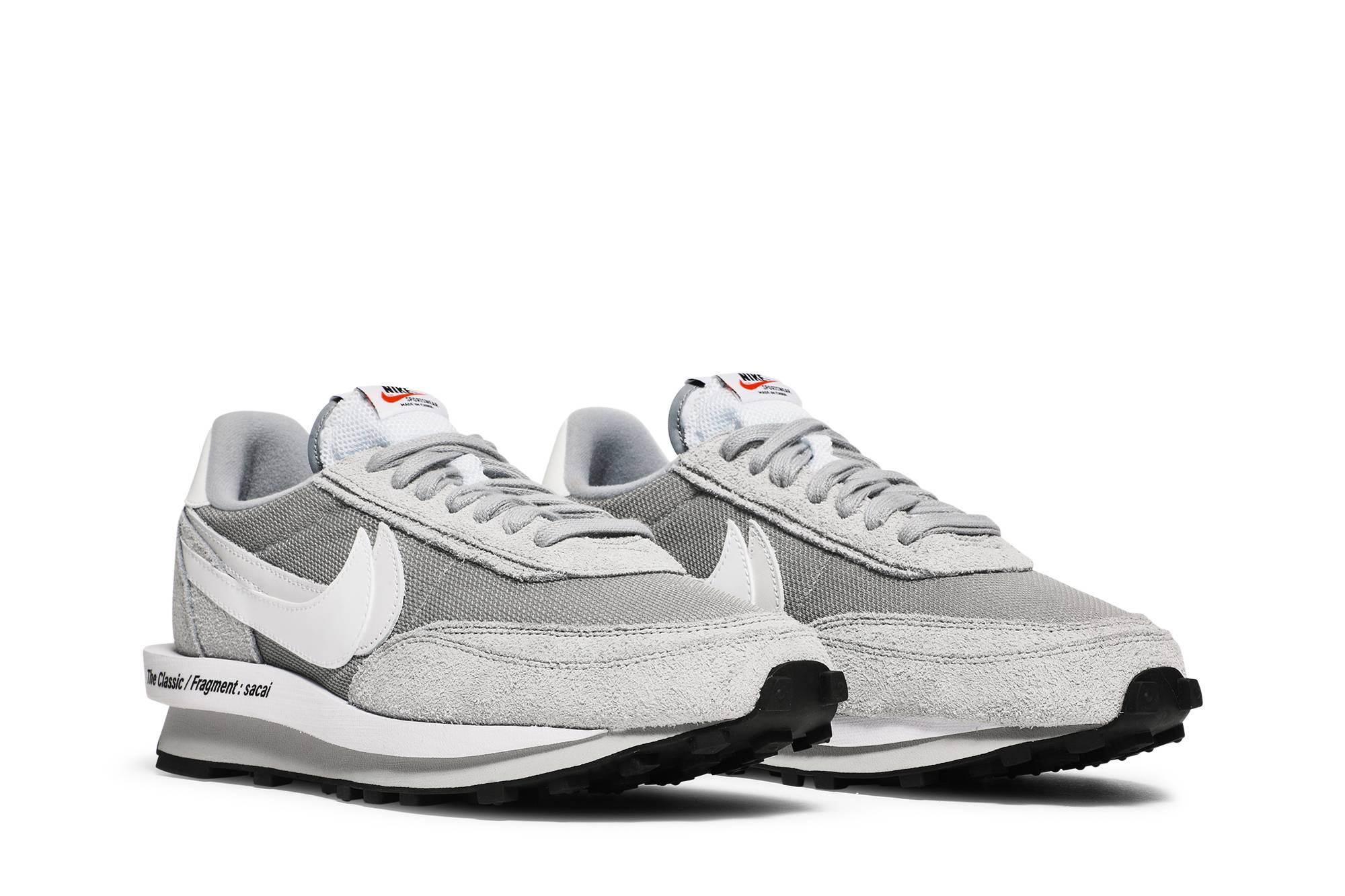 Fragment Design x sacai x Nike LDV Waffle Light Smoke Grey DH2684-001 Coiloa - Afbeelding 8