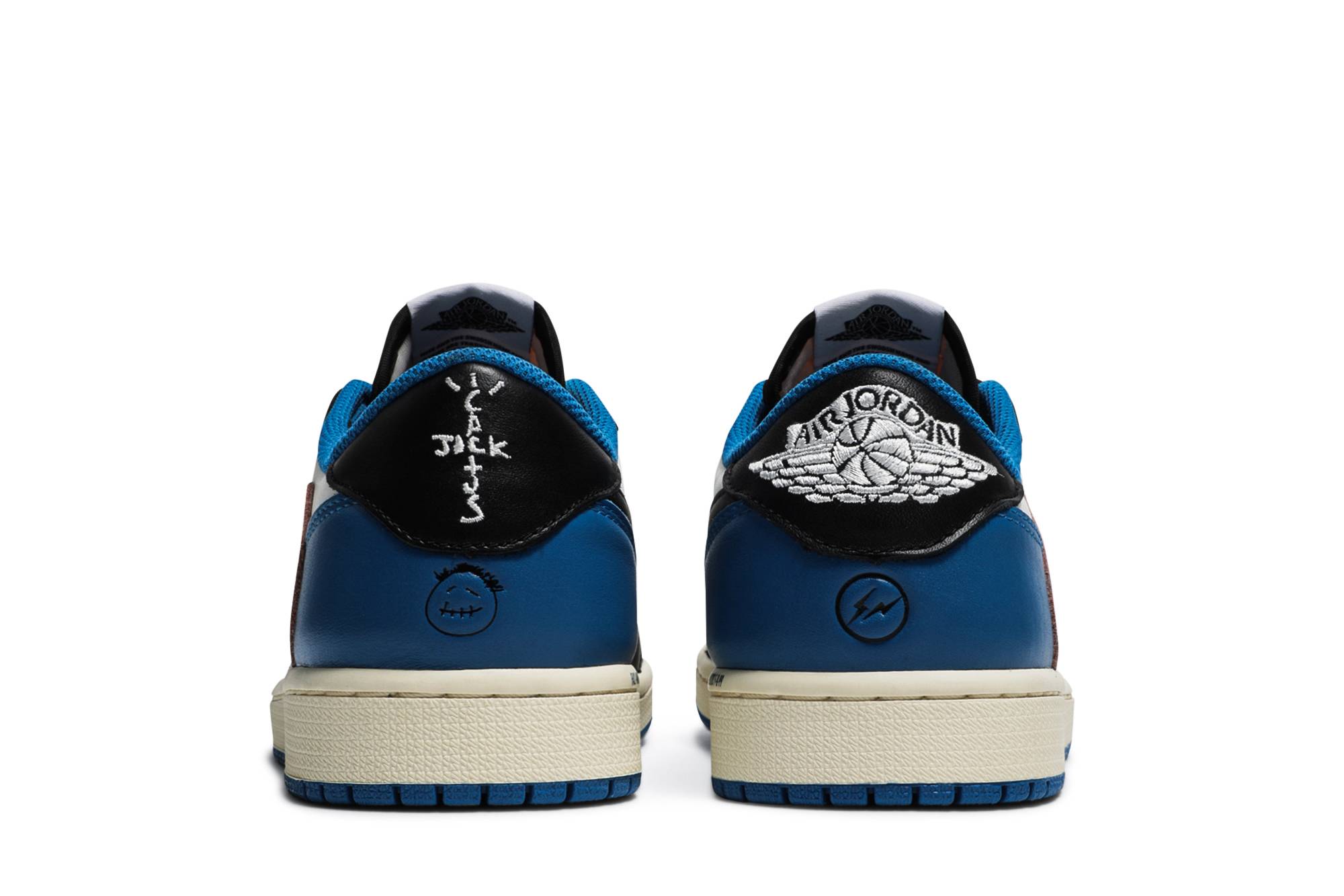 Fragment Design x Travis Scott x Air Jordan 1 Retro Low Military Blue DM7866-140 Moroen - Image 6