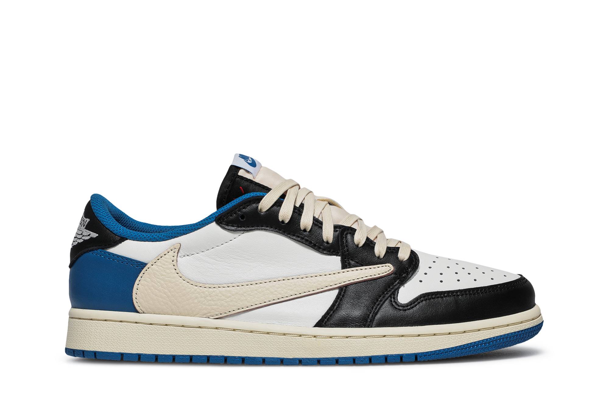 Fragment Design x Travis Scott x Air Jordan 1 Retro Low Military Blue DM7866-140 Moroen