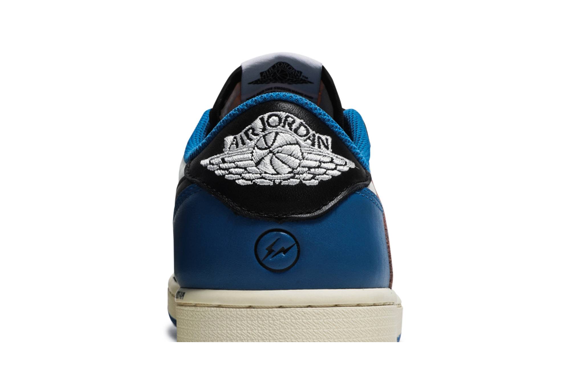 Fragment Design x Travis Scott x Air Jordan 1 Retro Low Military Blue DM7866-140 Moroen - Image 7