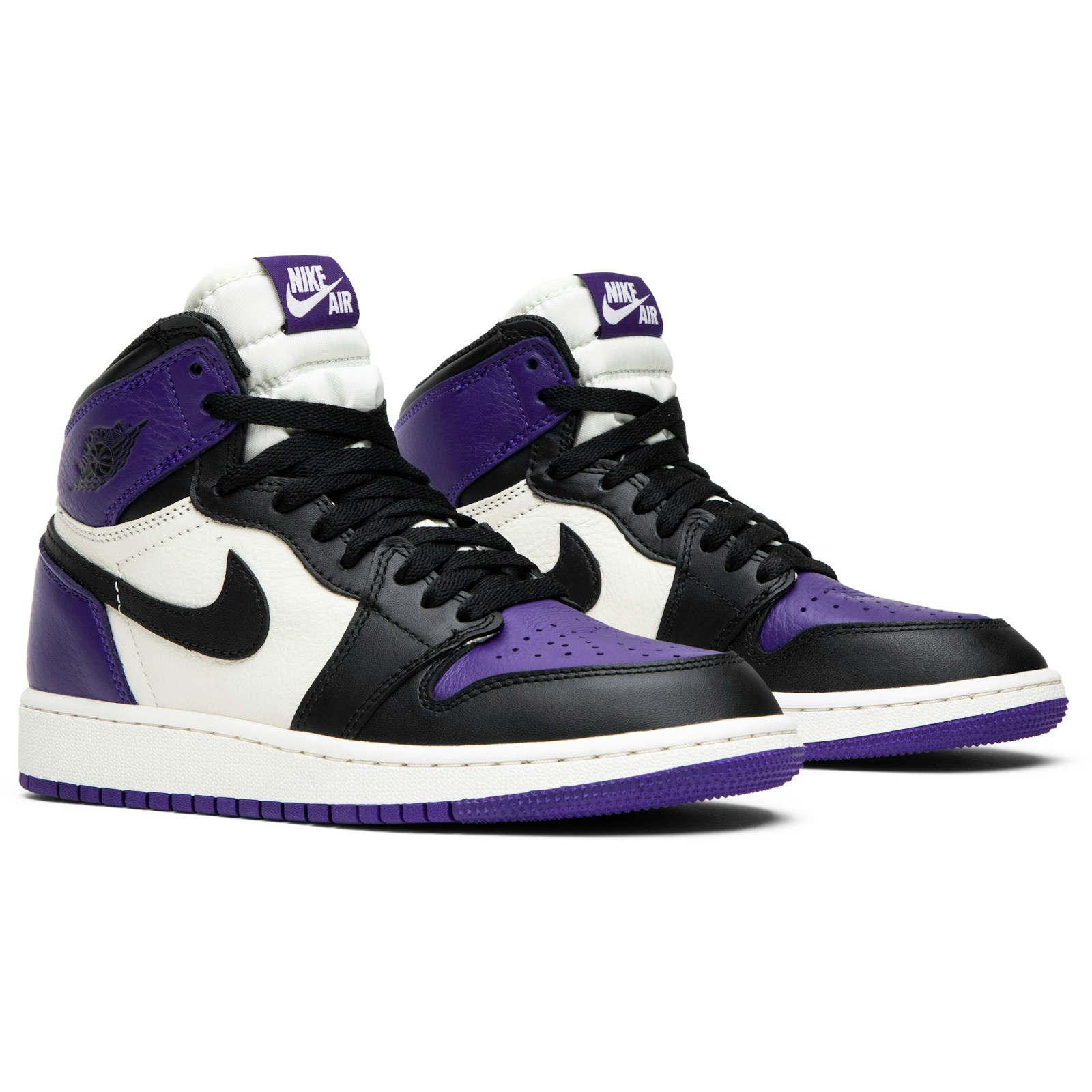(Grade School) Air Jordan 1 Retro High OG 'Court Purple' 575441-501 - Image 8