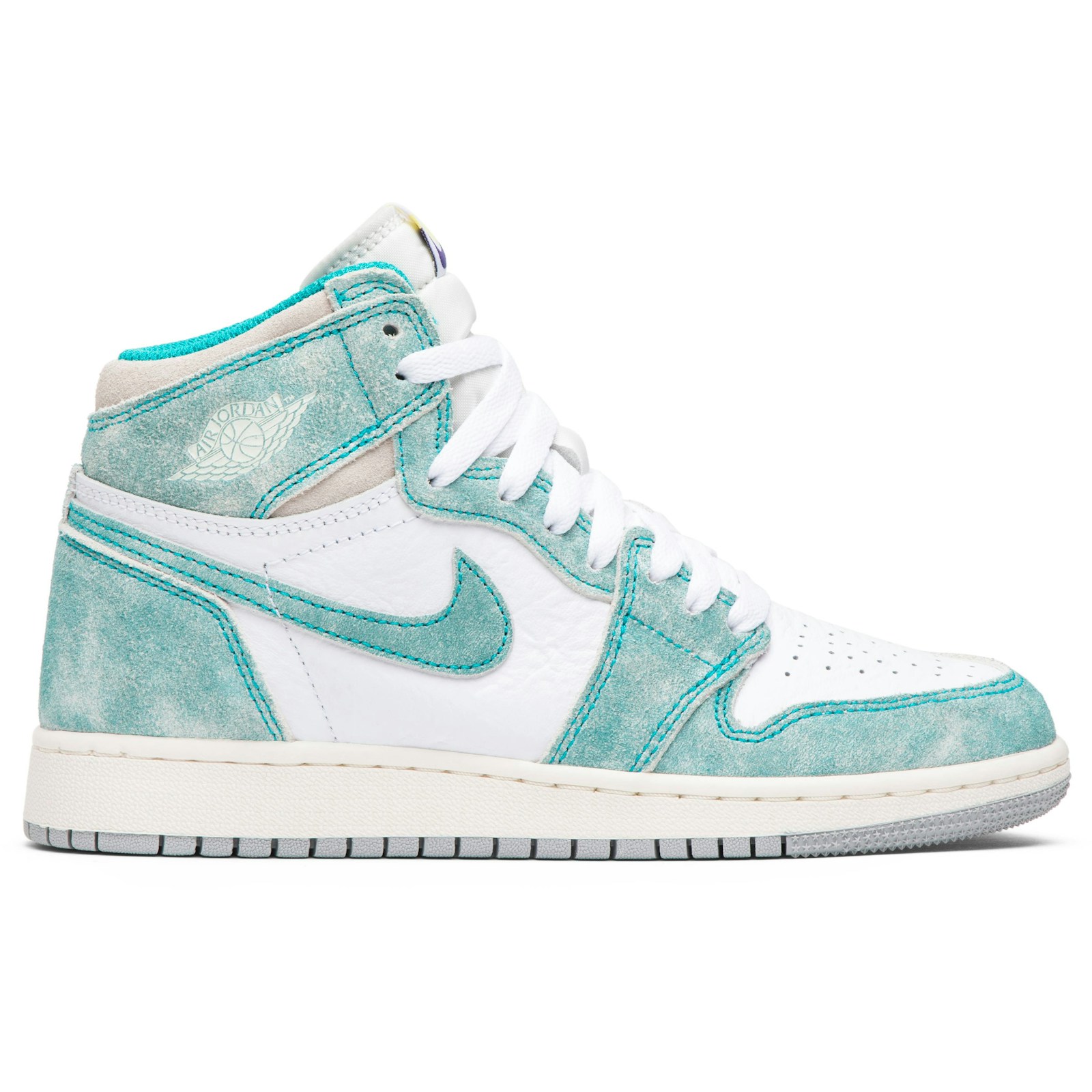 (Grade School) Air Jordan 1 Retro High OG Turbo Green 575441-311 Moroen