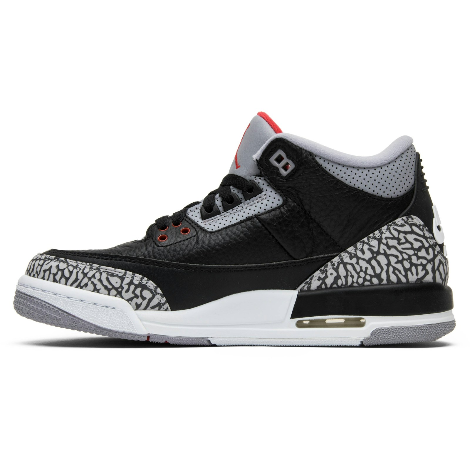 (Grade School) Air Jordan 3 Retro OG 'Black Cement' 2018 854261-001 - Image 3