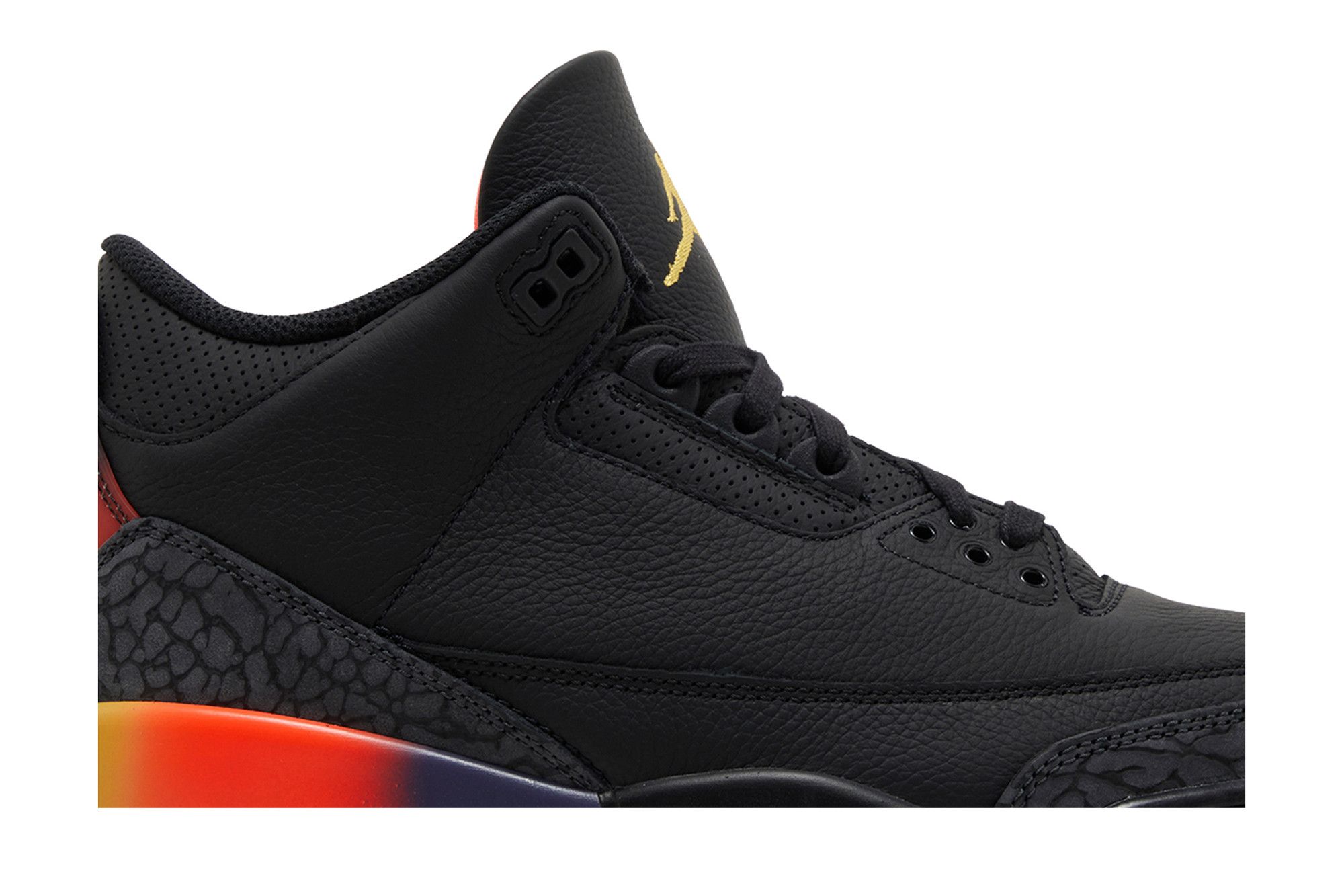 J. Balvin x Air Jordan 3 Retro Rio FN0344-001 Moroen - Image 2