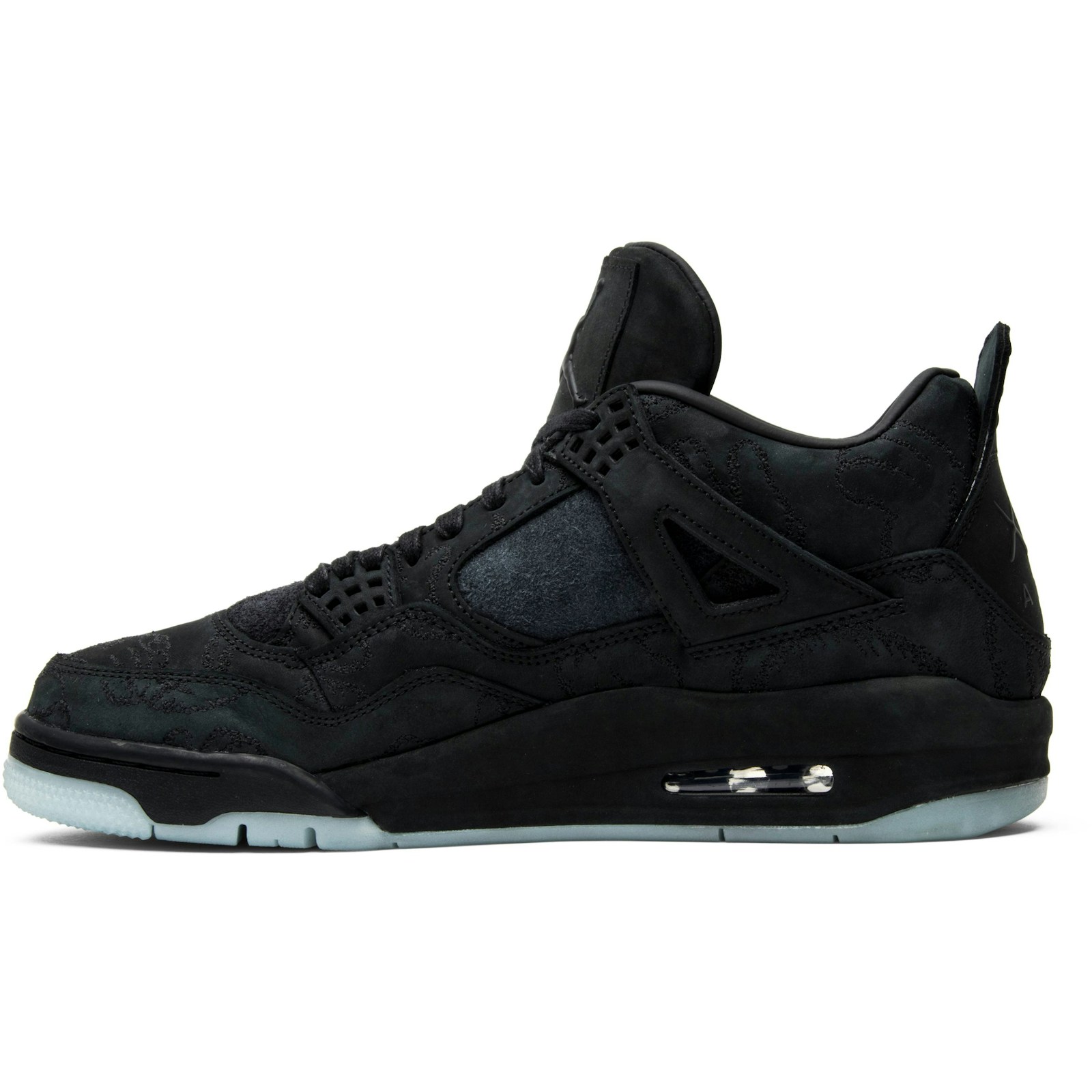KAWS x Air Jordan 4 Retro Black 930155-001 Moroen - Image 3