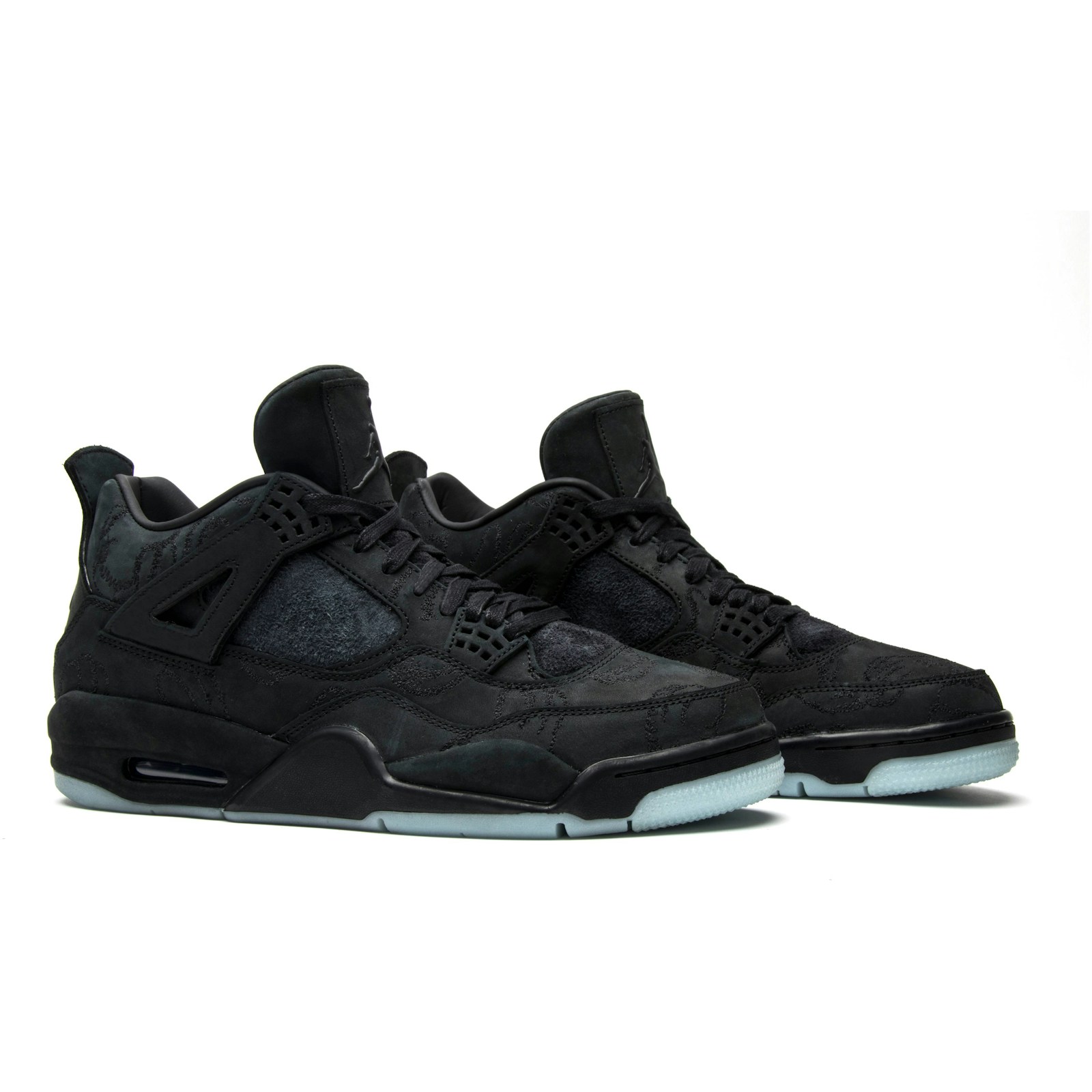 KAWS x Air Jordan 4 Retro Black 930155-001 Moroen - Image 8