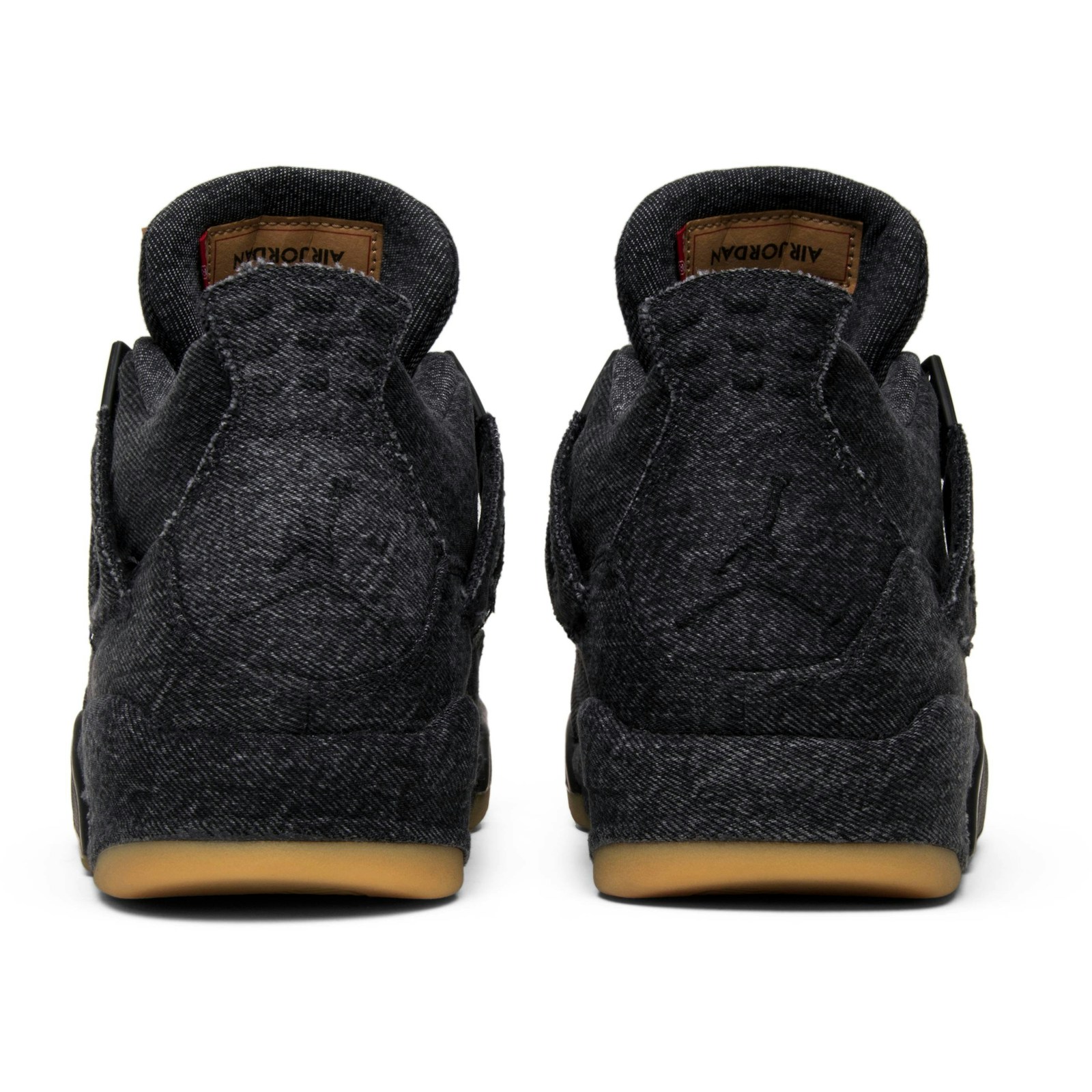 Levis x Air Jordan 4 Retro Black Denim (Blank Tag) AO2571-001 Moroen - Image 6