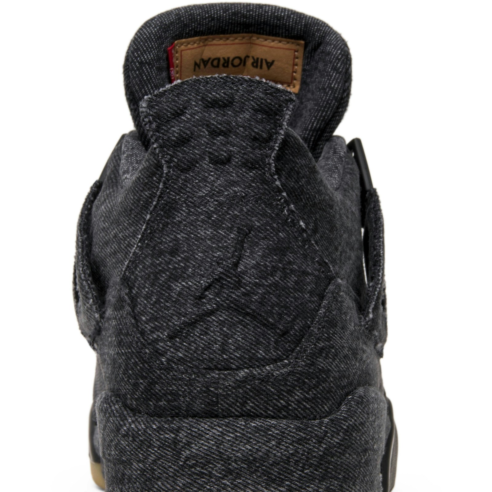 Levis x Air Jordan 4 Retro Black Denim (Blank Tag) AO2571-001 Moroen - Image 7