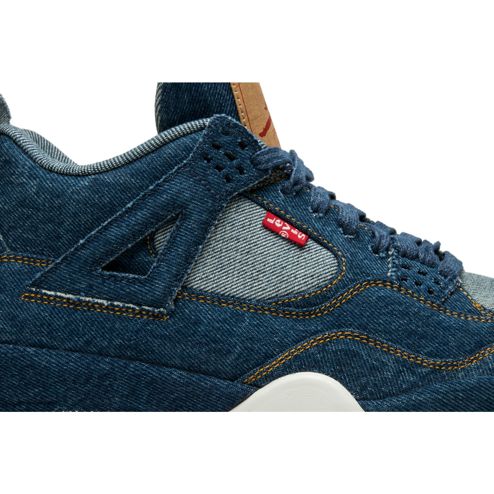 Levis x Air Jordan 4 Retro Denim AO2571-401 Moroen - Image 2