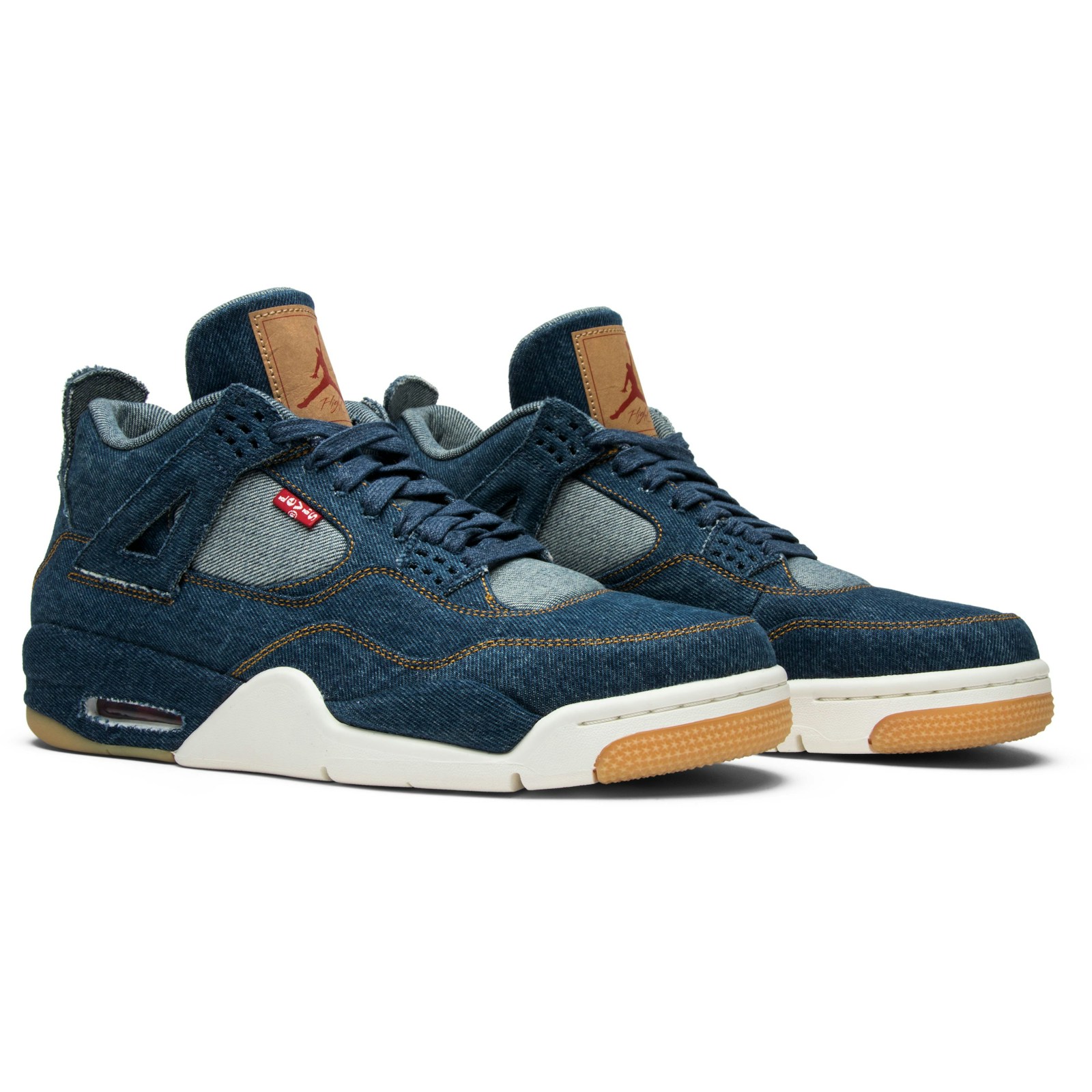 Levis x Air Jordan 4 Retro Denim AO2571-401 Moroen - Image 8
