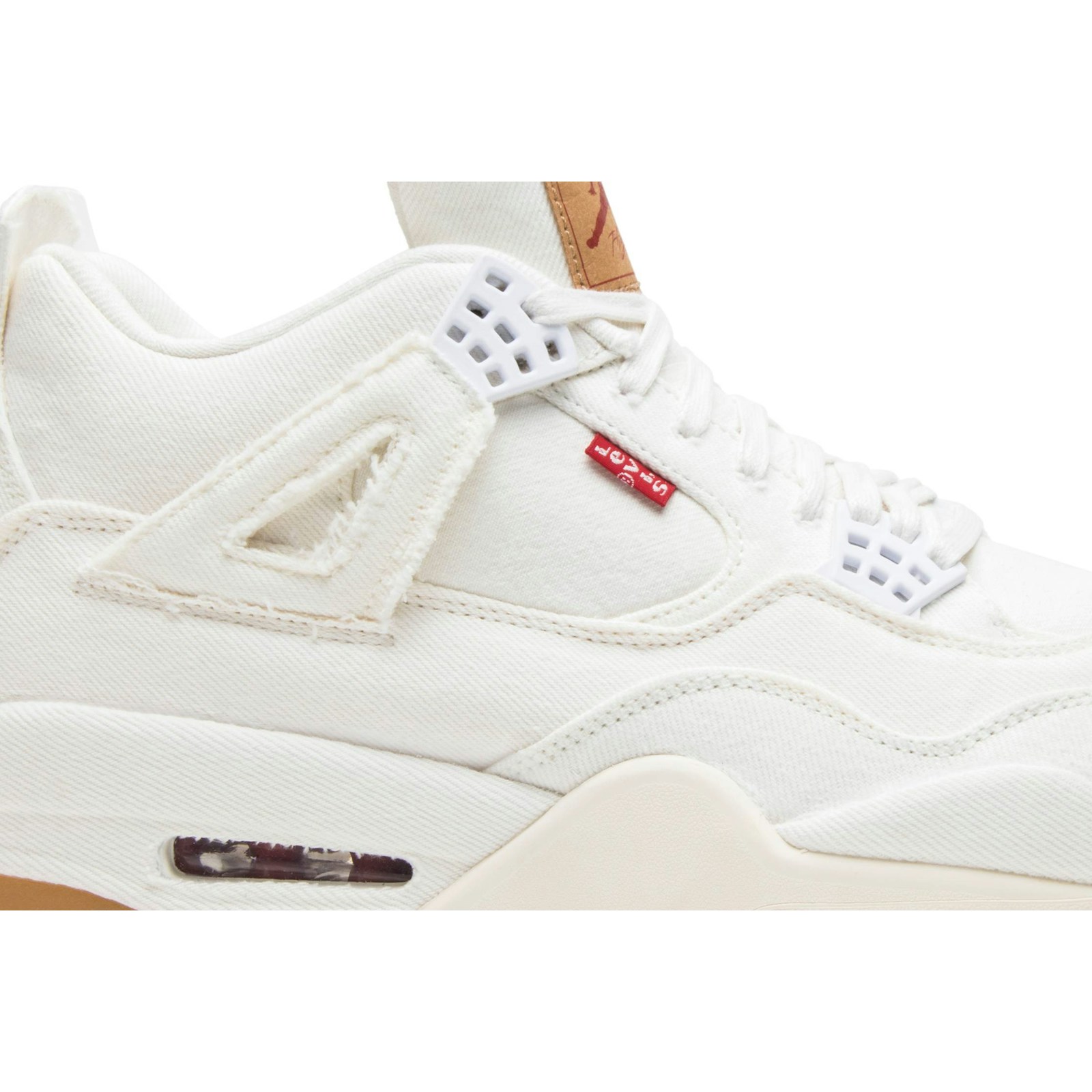 Levis x Air Jordan 4 Retro White Denim AO2571-100 Moroen - Image 2