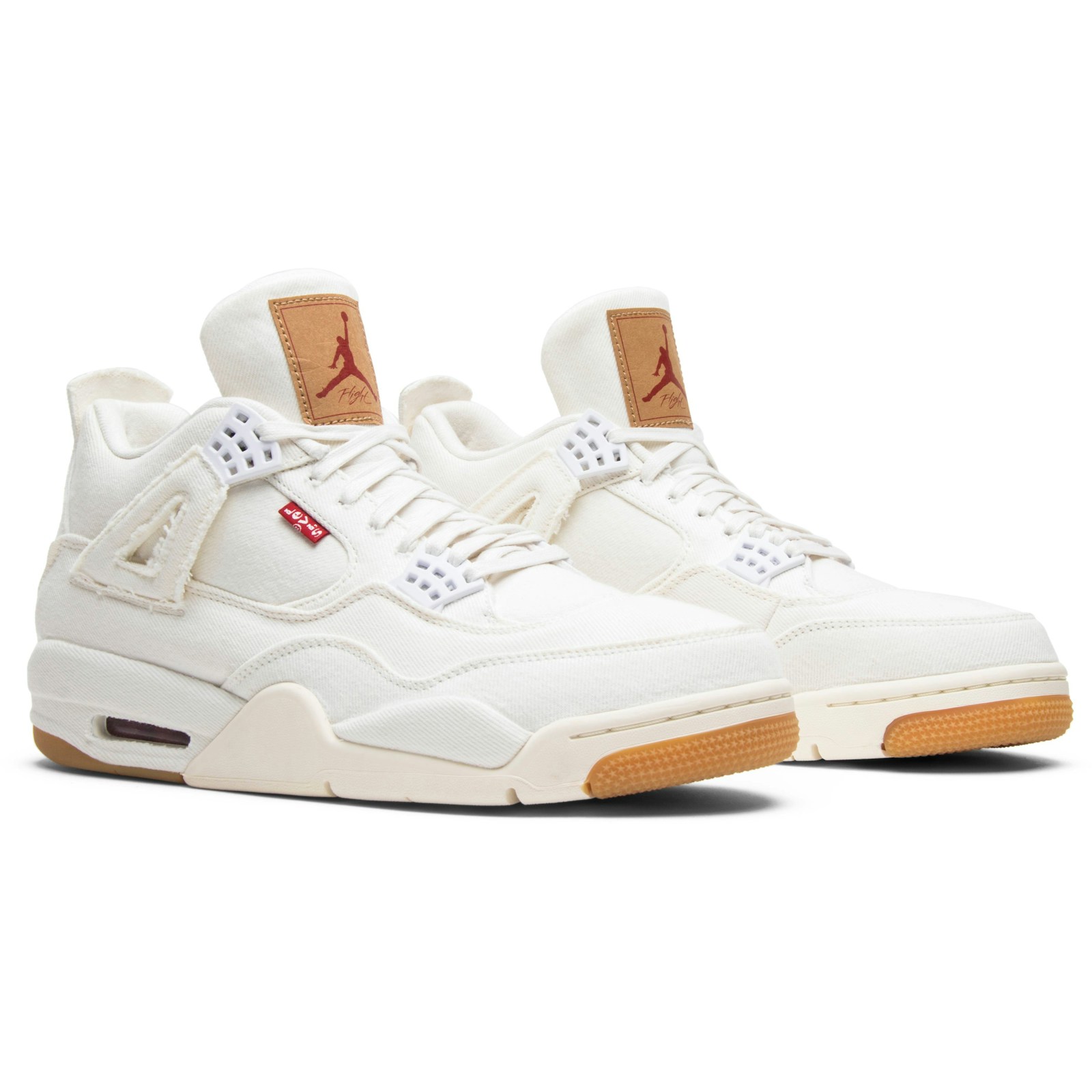 Levis x Air Jordan 4 Retro White Denim AO2571-100 Moroen - Image 8