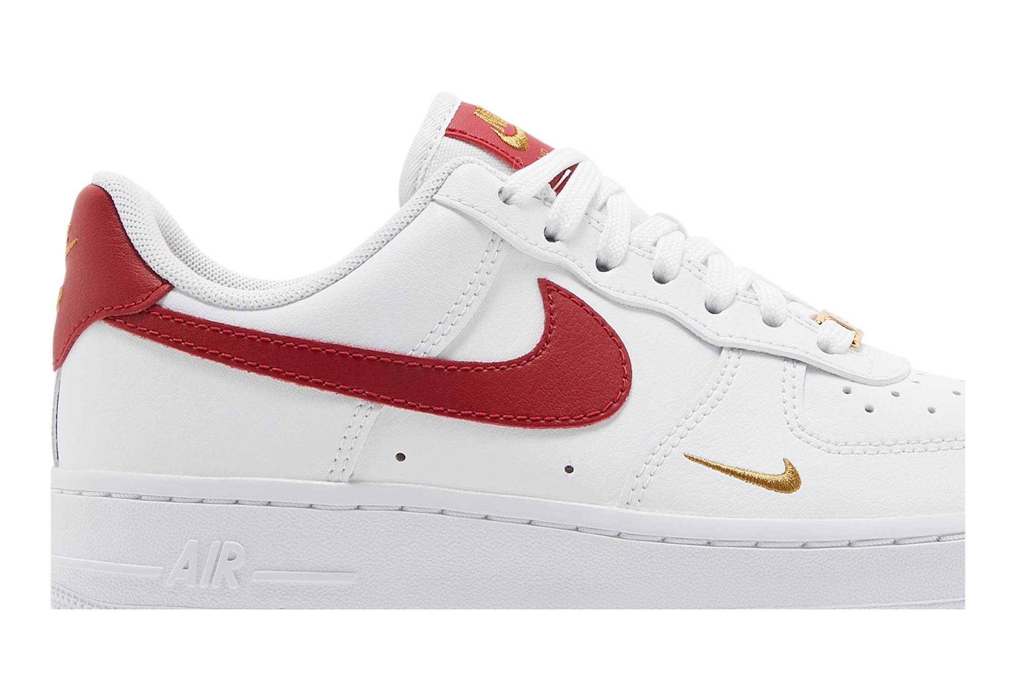 (Women) Nike Air Force 1 Essential Low 'White Gym Red' CZ0270-104 - Image 2