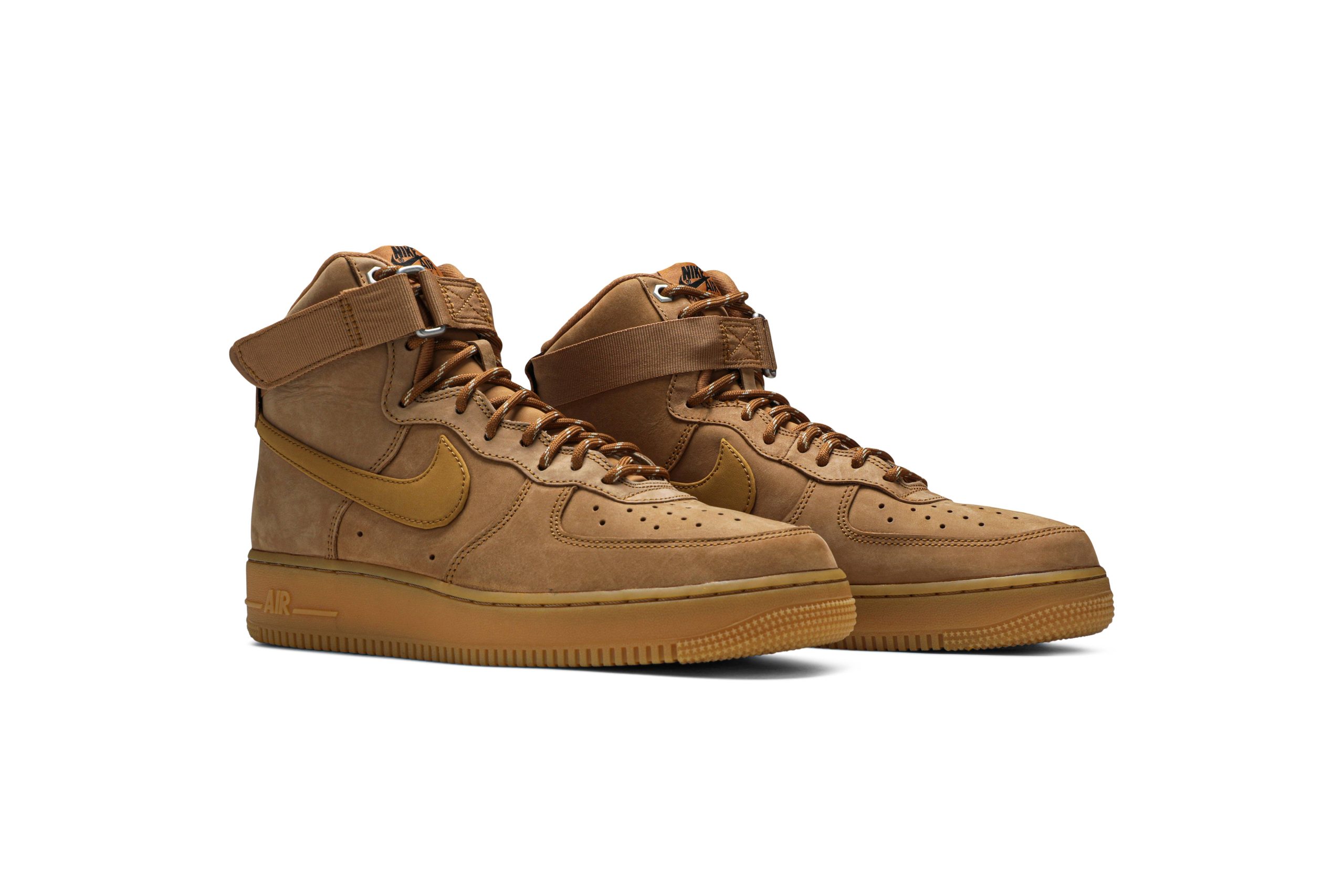 Nike Air Force 1 High 'Flax/Wheat' 2019 CJ9178-200 - Image 8
