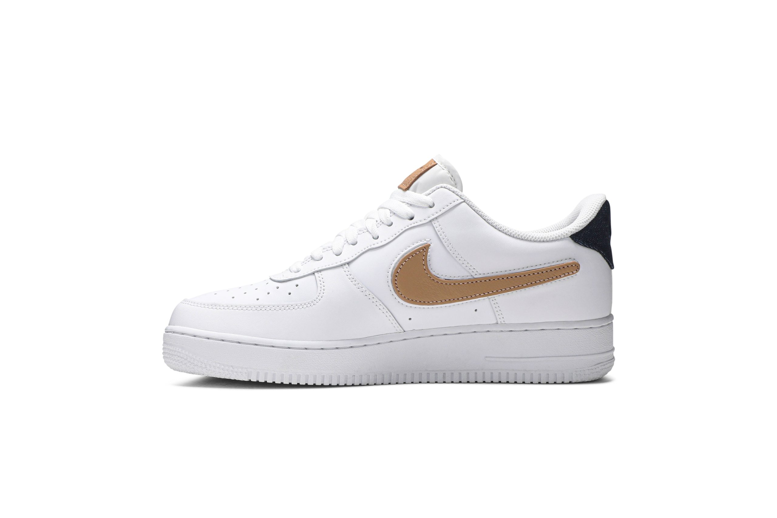 Nike Air Force 1 Low '07 LV8 'Removable Swoosh - White Vachetta Tan' CT2253-100 - Image 3