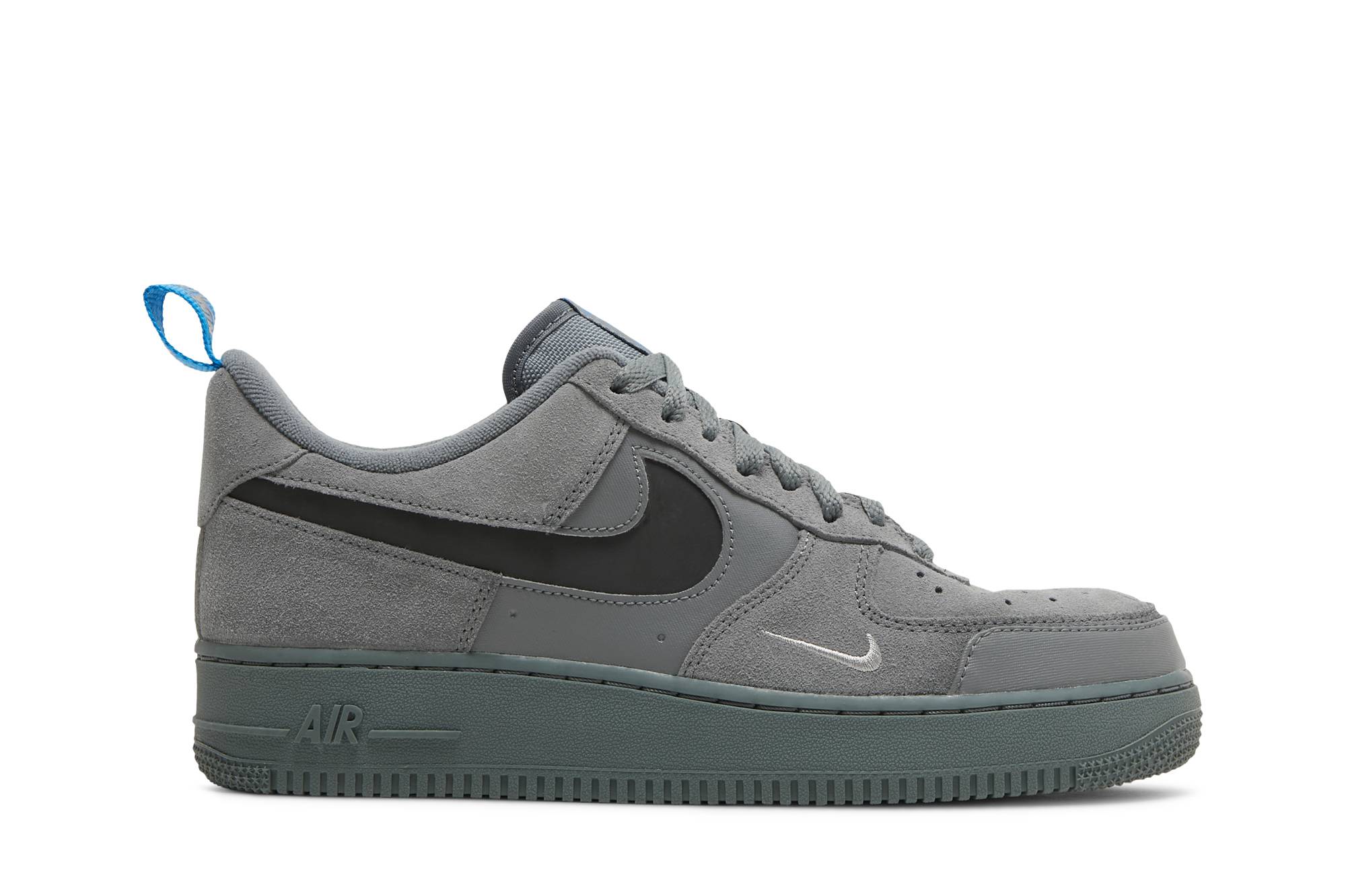 Nike Air Force 1 Low Cut Out Swoosh - Grey DO6709-002 Moroen