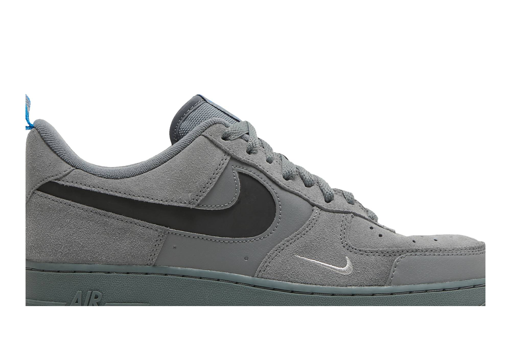 Nike Air Force 1 Low Cut Out Swoosh - Grey DO6709-002 Moroen - Image 2